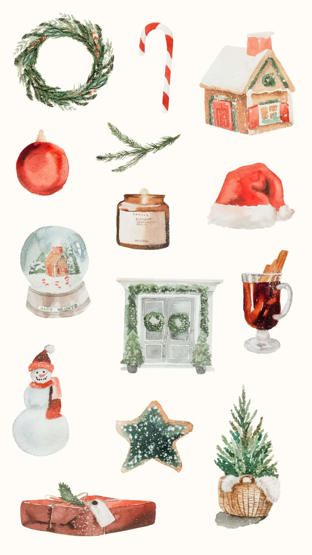 Ipagdiwang ang Pasko gamit ang Christmas Phone! Wallpaper