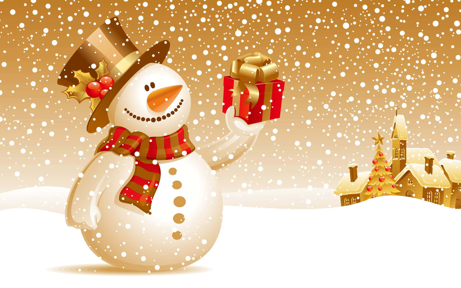 Ipagdiwang ang Pasko kasama ang Isang Nakatutuwang Pasko Wallpaper
