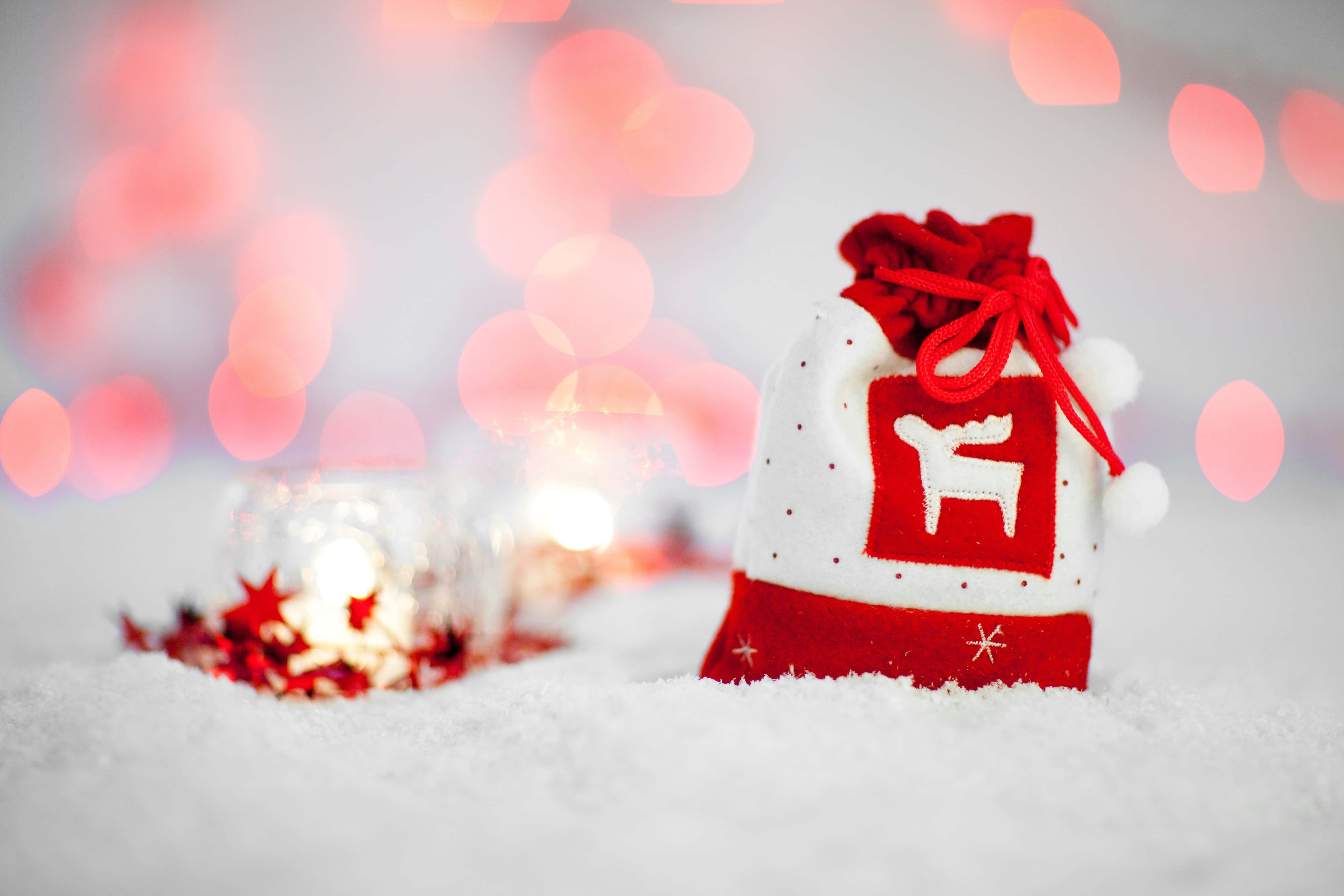 Ipagdiwang ang Pasko na may Magandang Eksena ng Pasko Wallpaper