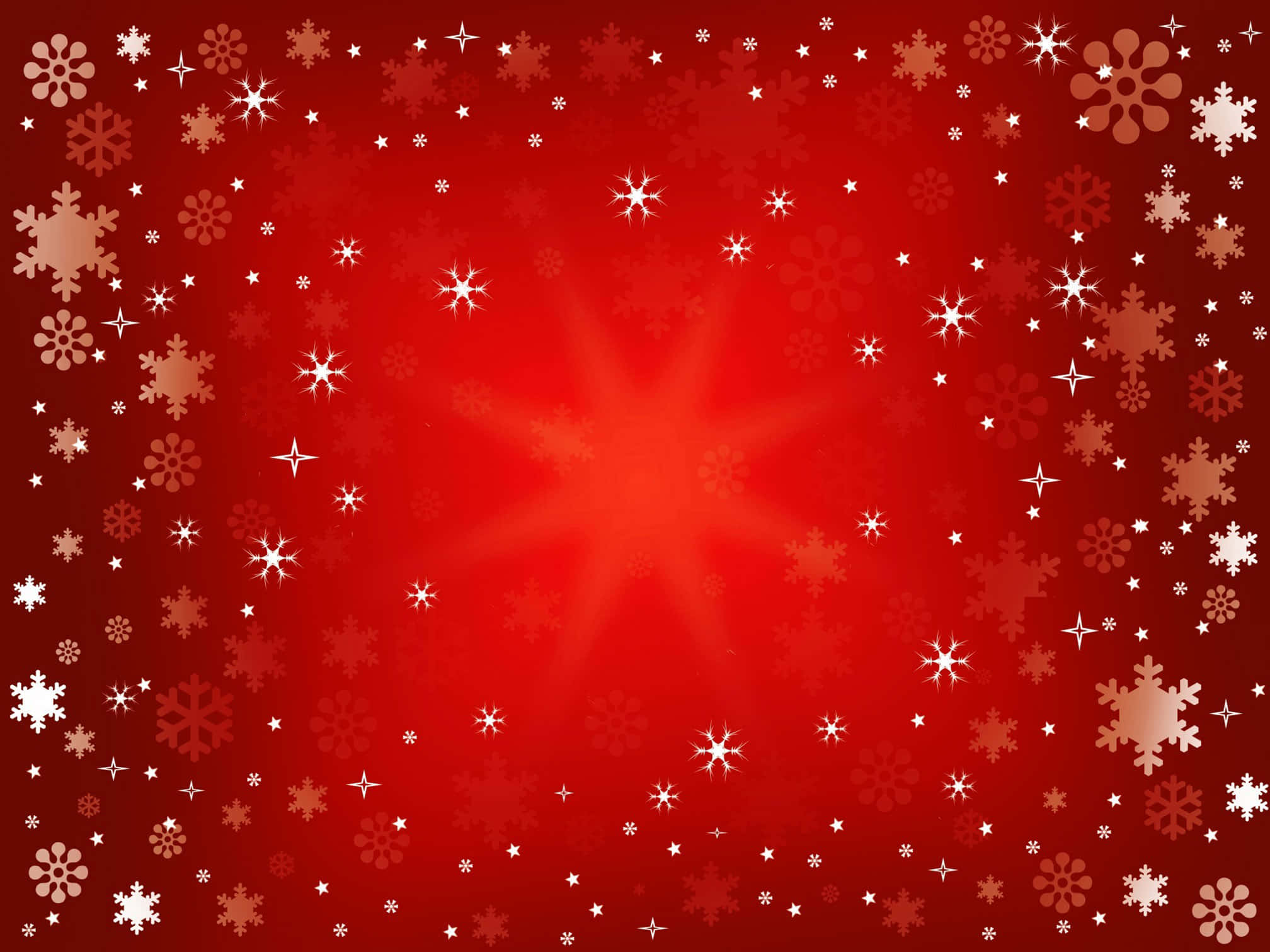 Ipagdiwang ang Pasko na may Makulay na Pulang Dekorasyon ng Pasko Wallpaper