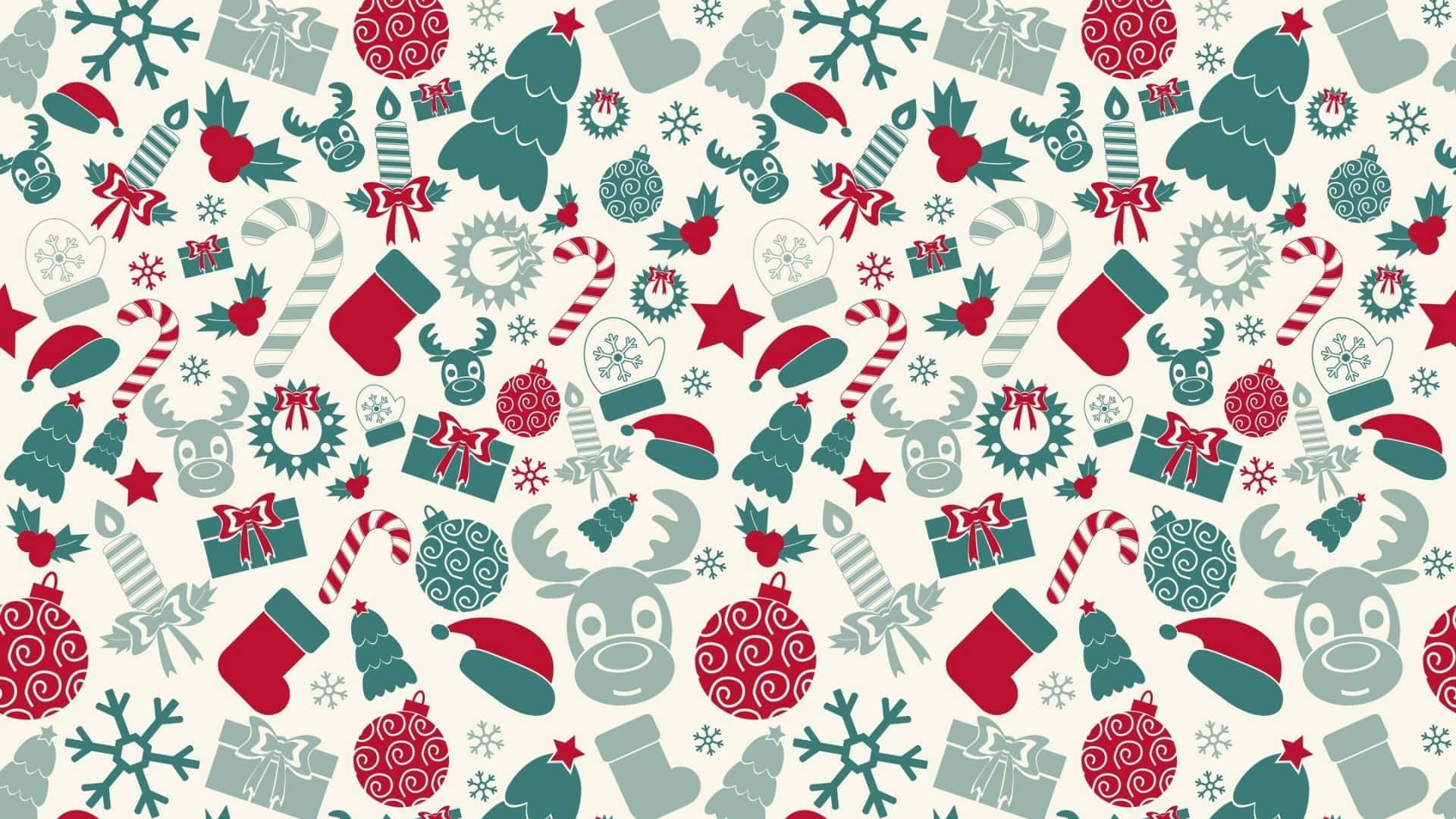 Ipagdiwang ang Pasko na may mga Nakatutuwa at Aestetikong Dekorasyon Wallpaper