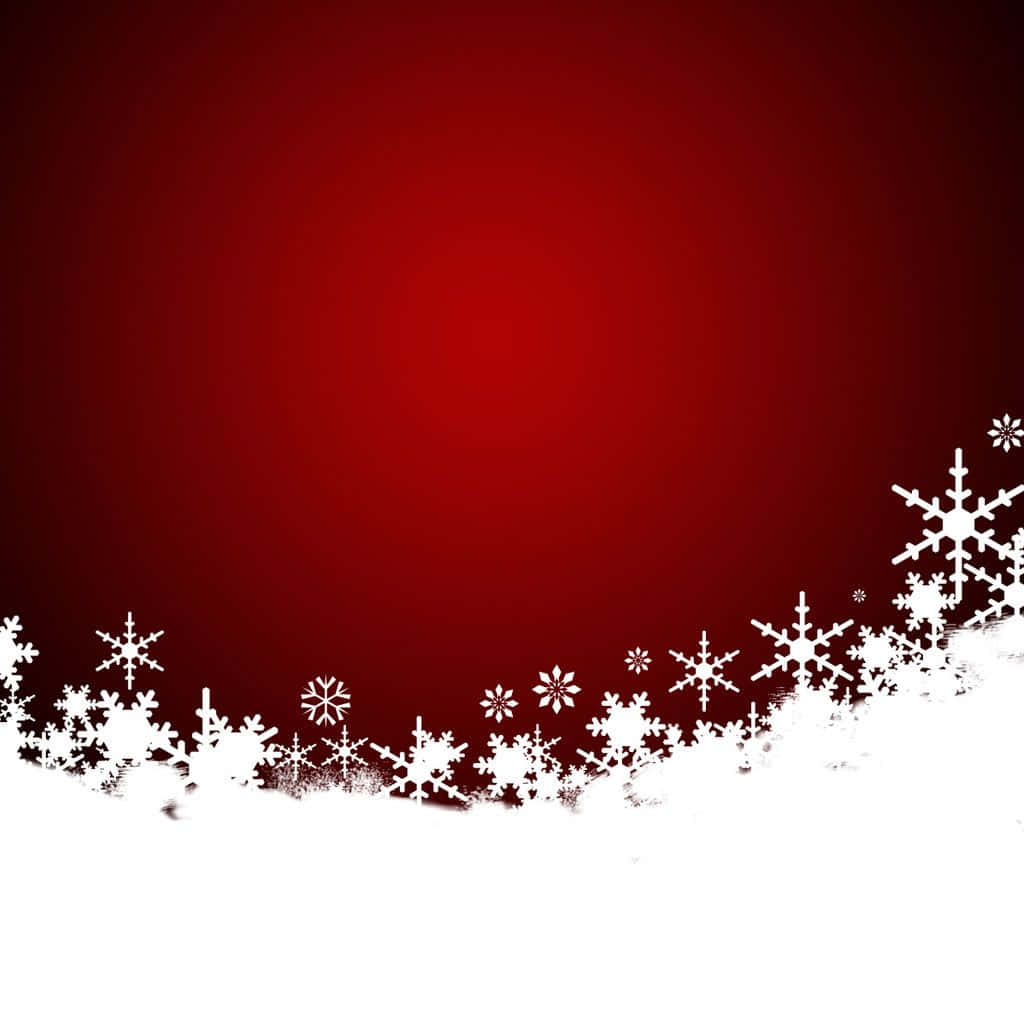 Ipagdiwang ang Pasko nang may istilo gamit ang makulay na pulang background ng Pasko Wallpaper