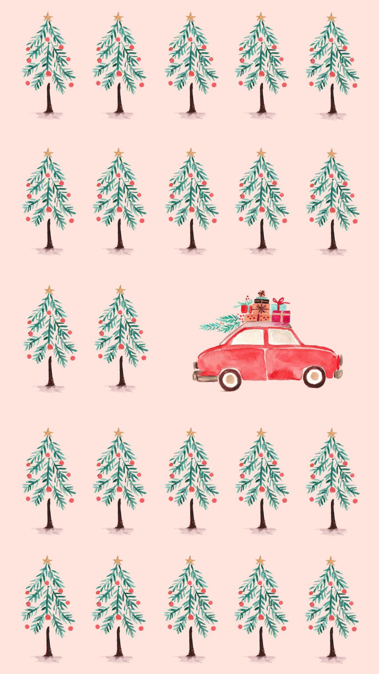 Ipagdiwang ang Pasko sa Simpleng Estilo Wallpaper