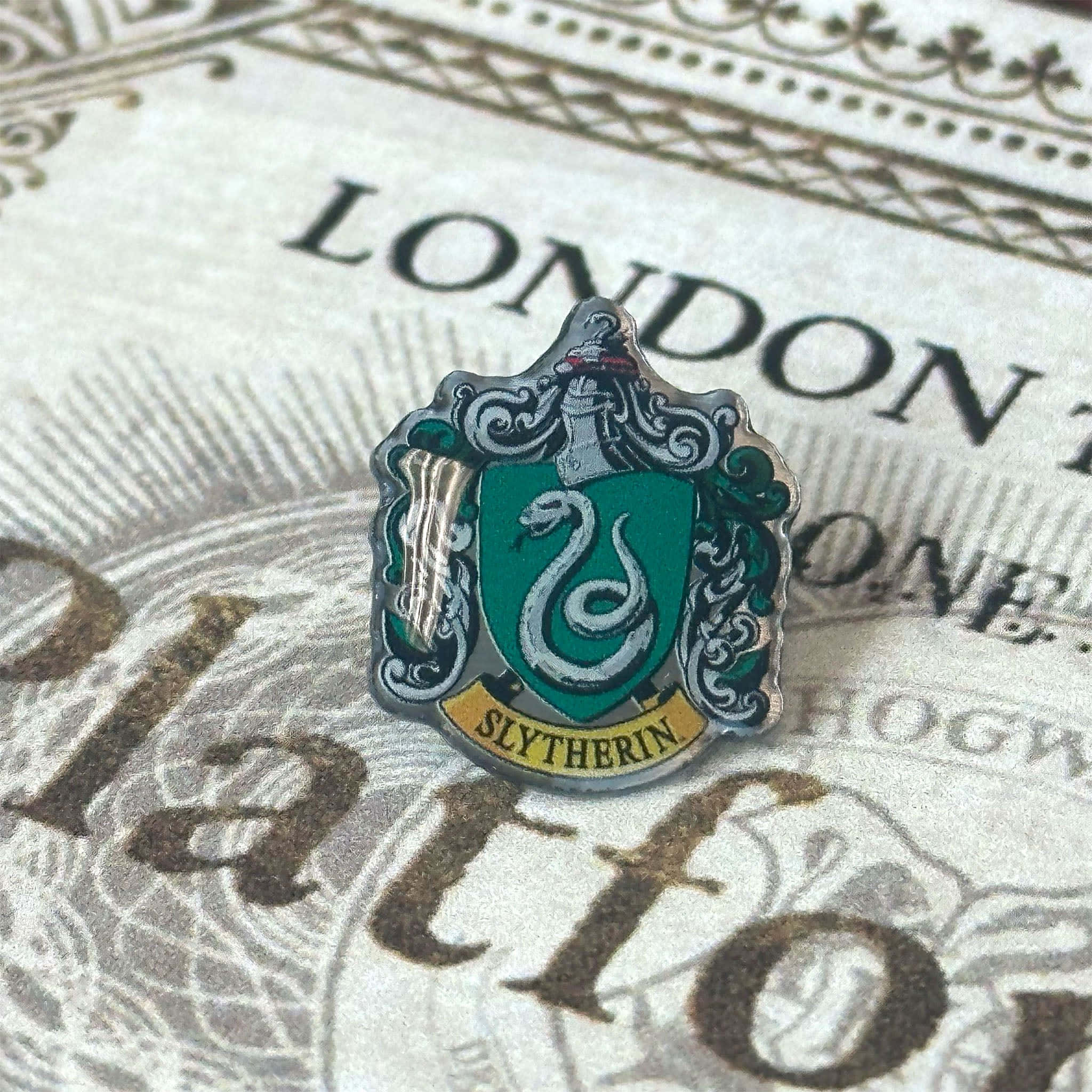 Ipagmalaki ang iyong panloob na Slytherin! Wallpaper