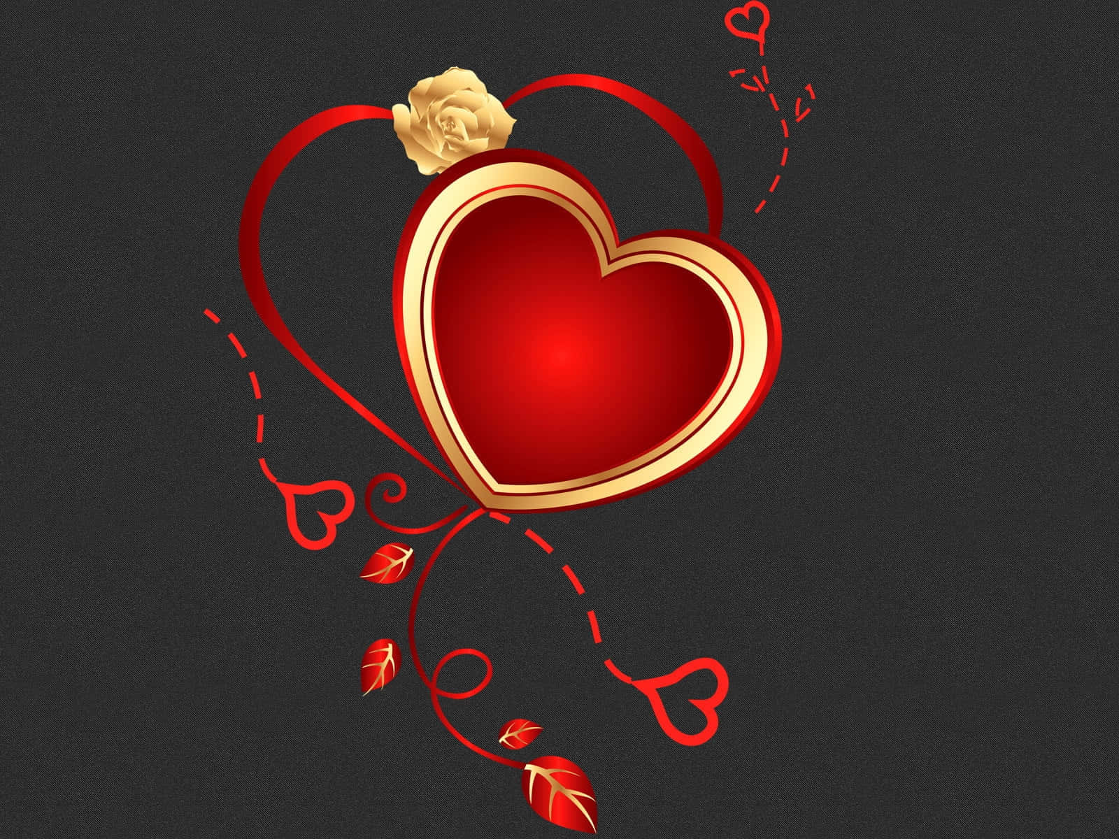 Ipahayag ang iyong pagmamahal gamit ang magandang heart aesthetic Wallpaper