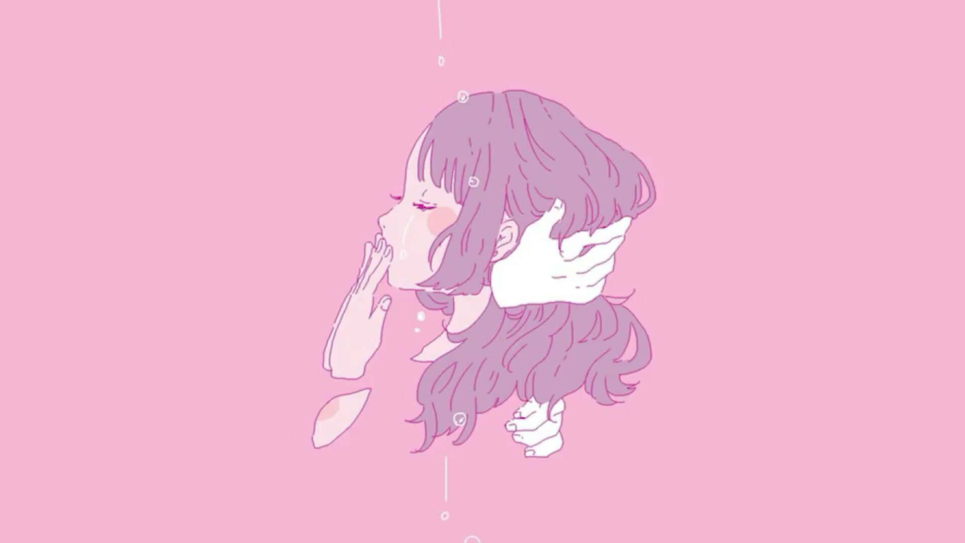 Ipahayag ang Iyong Sarili gamit ang Kawaii Pink Wallpaper