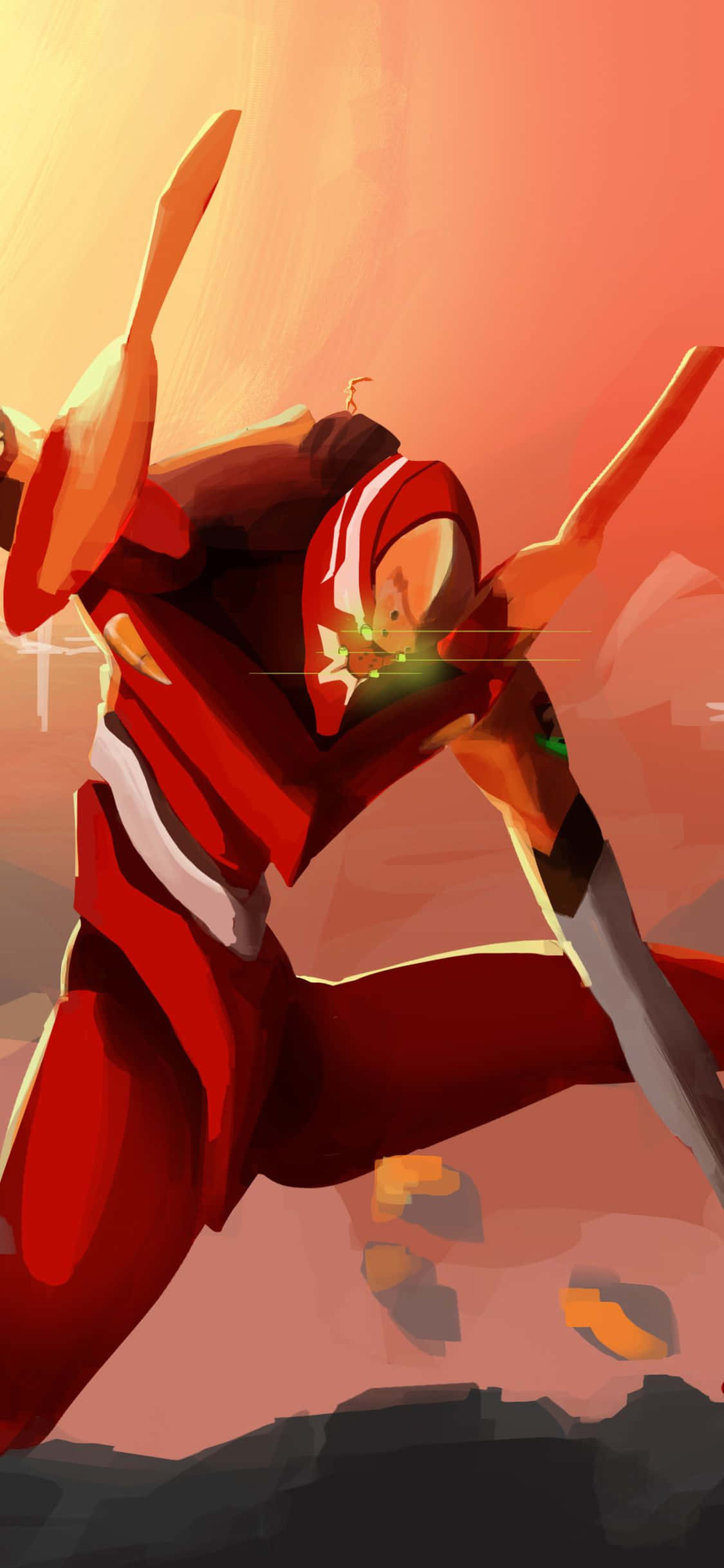 Ipakita ang iyong pagkahumaling sa Neon Genesis Evangelion iPhone Wallpaper
