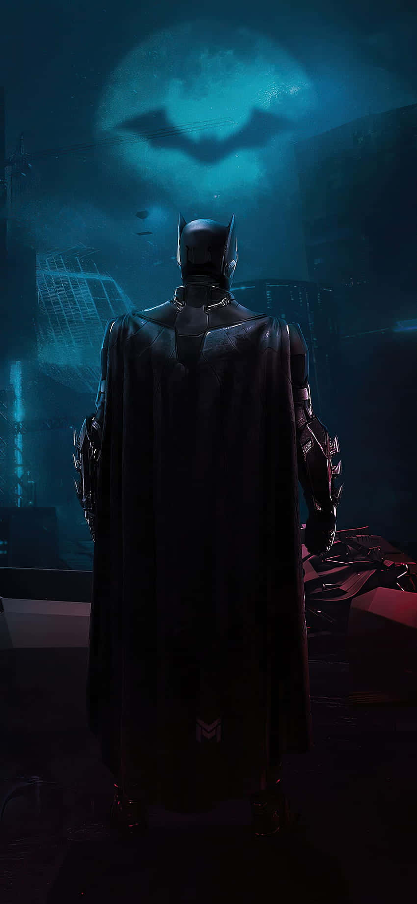 Ipakita ang Iyong Panig Bayani gamit ang Kahanga-hangang Batman iPhone Wallpaper