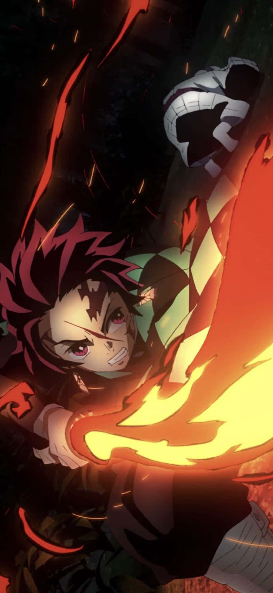 Ipakita ang iyong pagmamahal para sa Demon Slayer at Kohaku gamit ang iPhone 11 case na ito Wallpaper