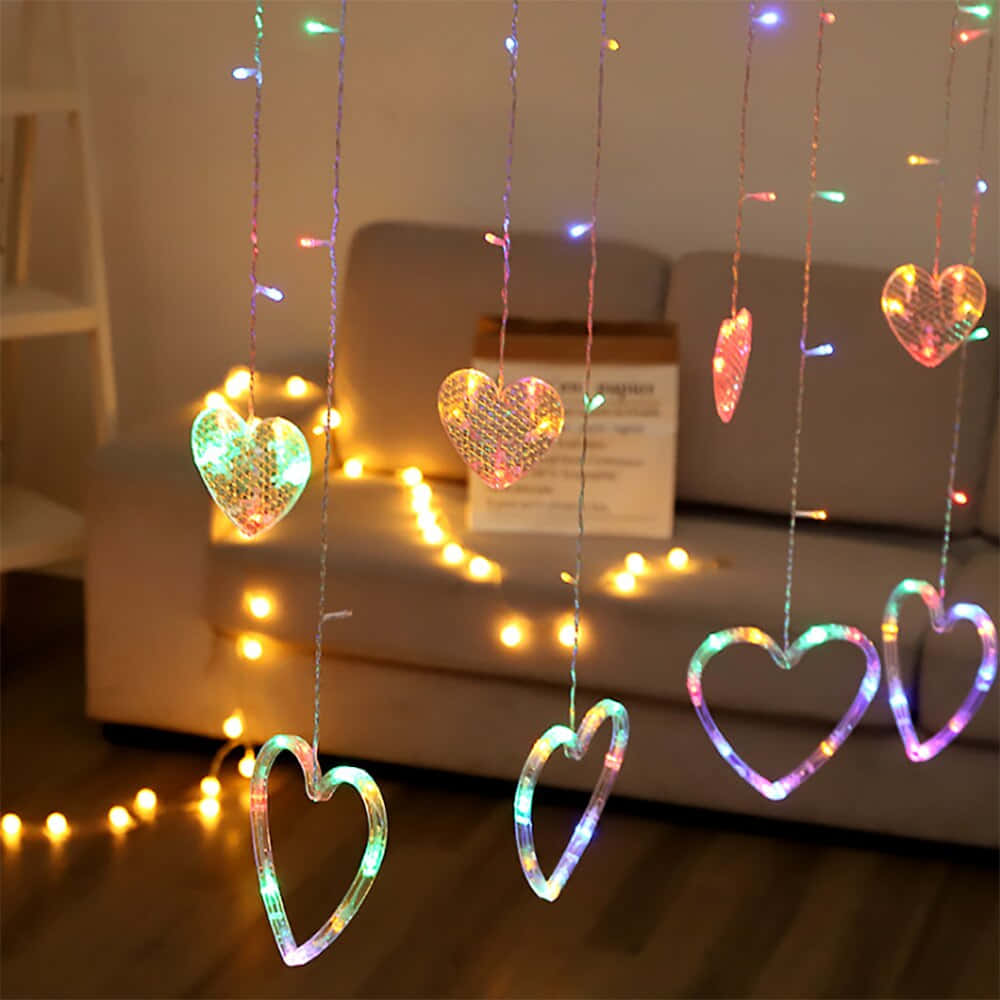 Ipalaganap ang Pagmamahal gamit ang Heart Aesthetic Wallpaper