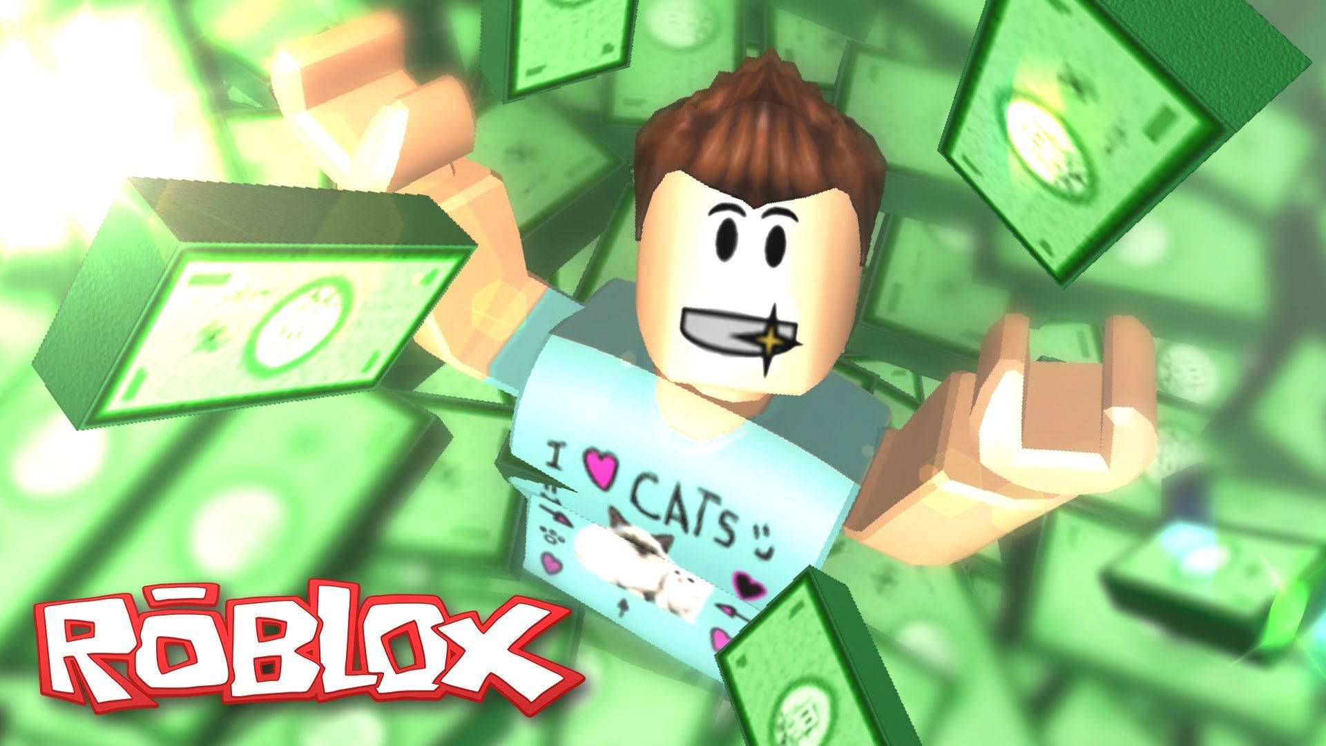 Ipasikat ang iyong cool at mayamang avatar sa Roblox! Wallpaper