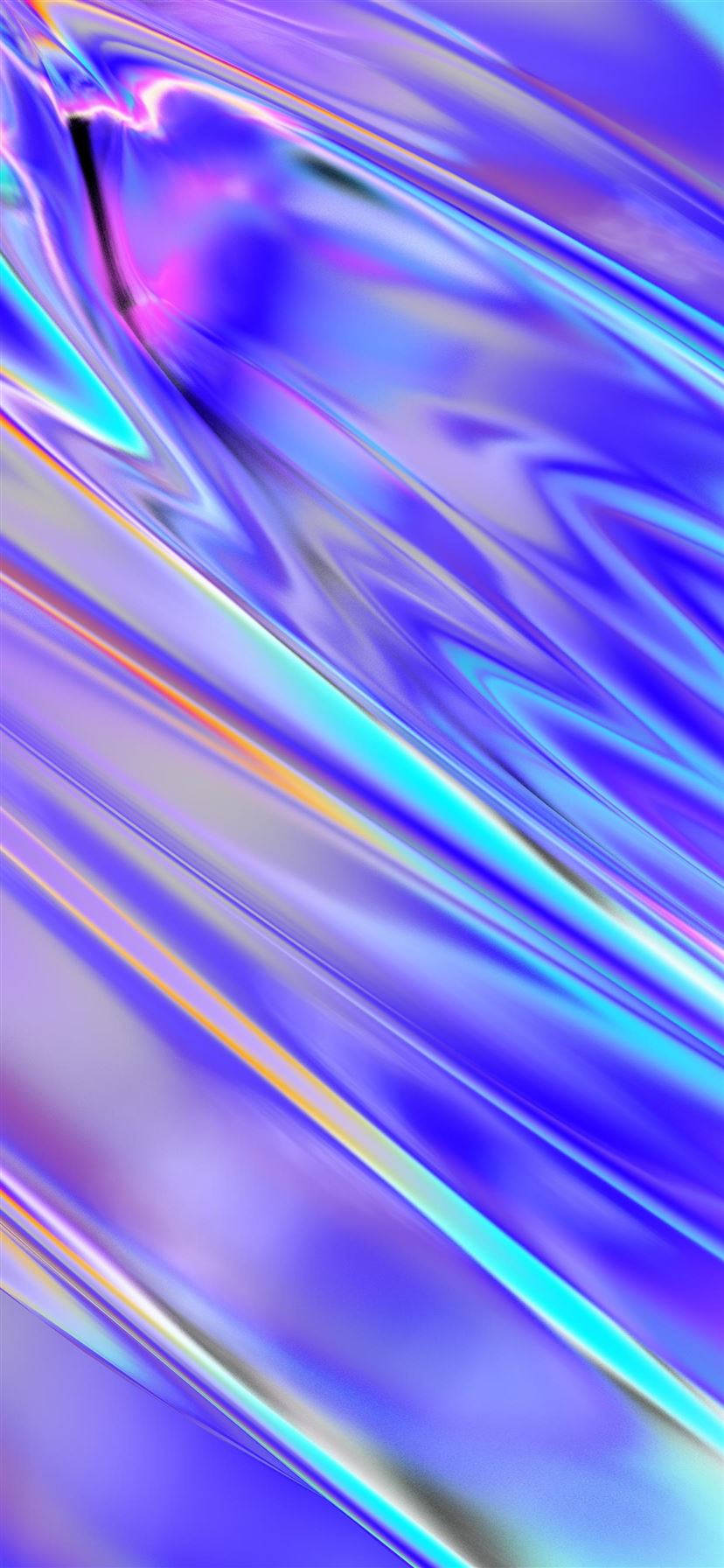 iPhone 11 Lila Bahaghari Sumikat na Alon Wallpaper