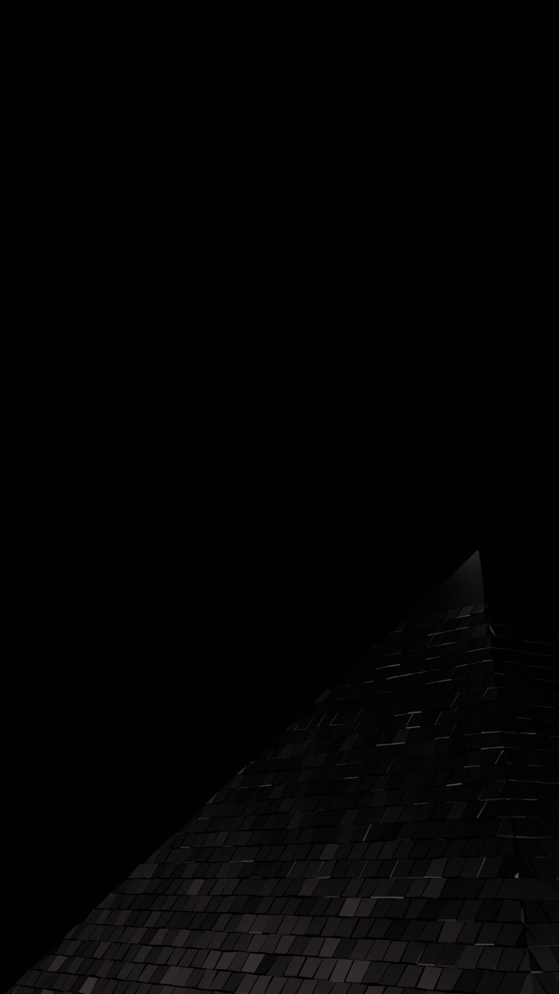 iPhone 13 Black Pyramid Wallpaper