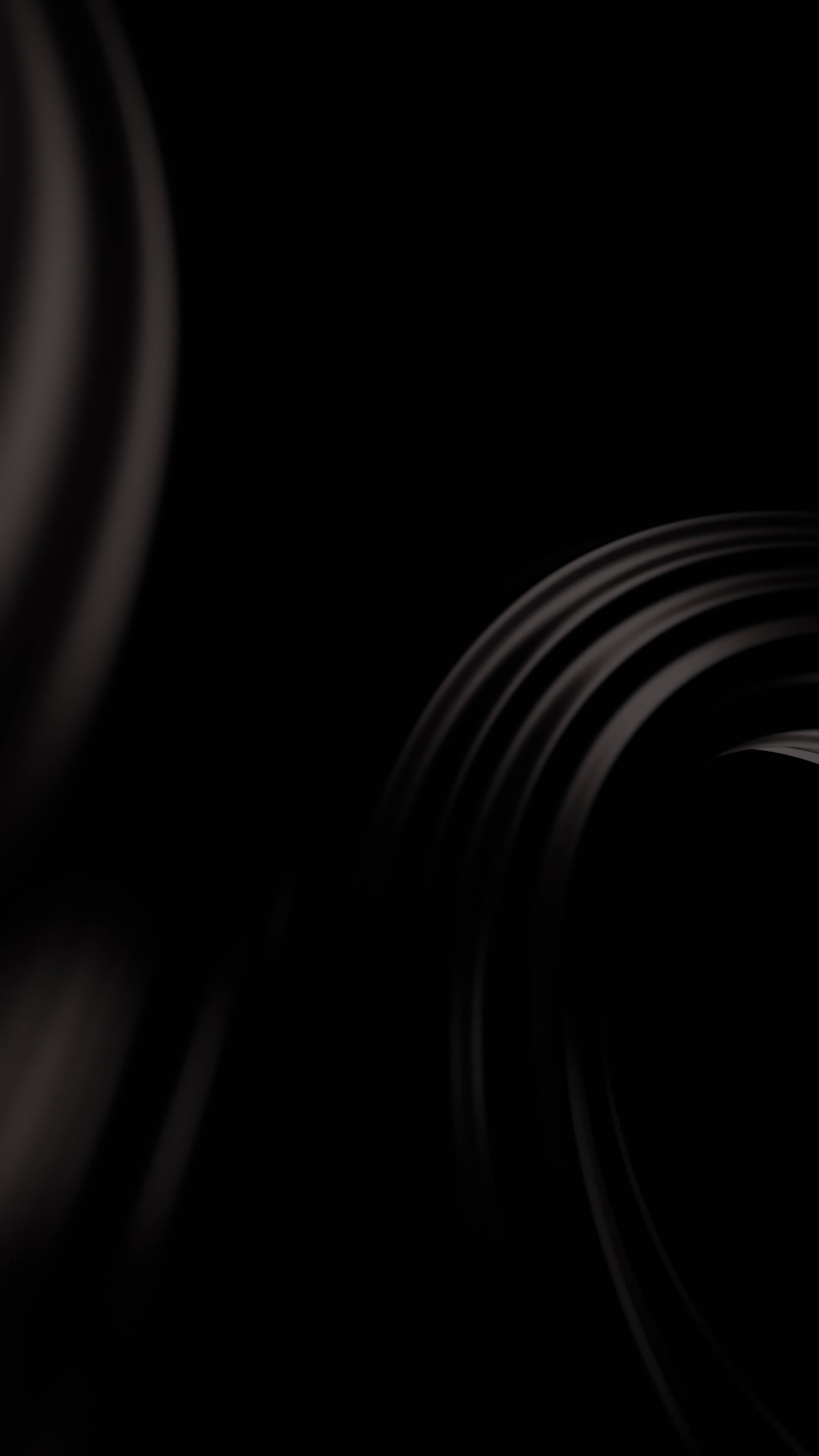 iPhone 13 Black Spiral Wallpaper