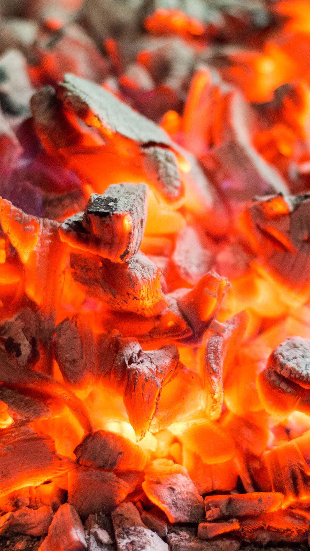 iPhone 7 Plus Live Coal Fire Wallpaper