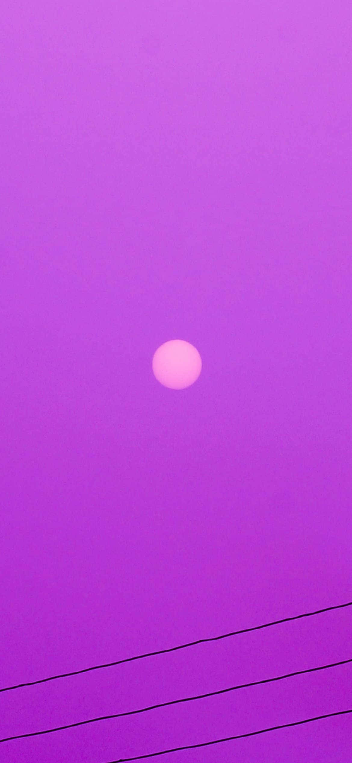 iPhone Lavender Aesthetic Moon Sky Wallpaper