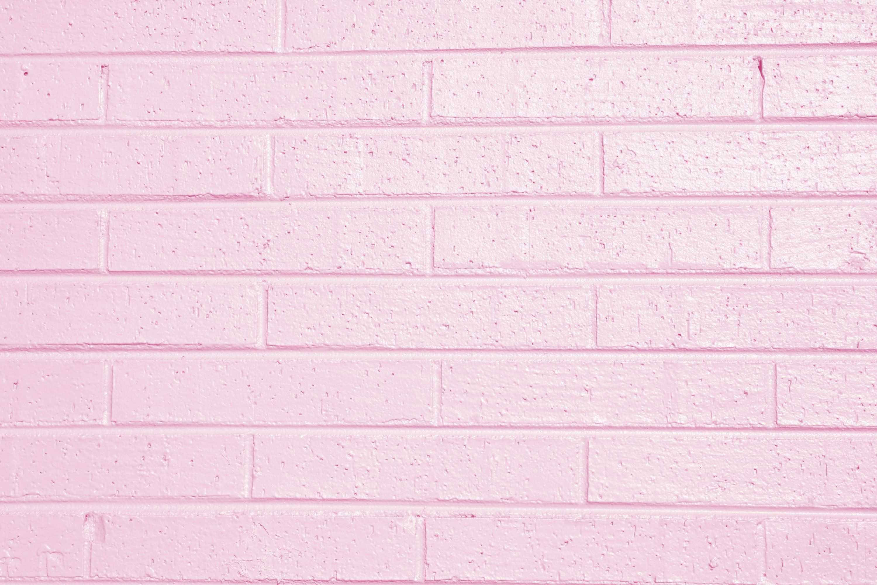 iPhone Pink Aesthetic na Brick Wall Wallpaper