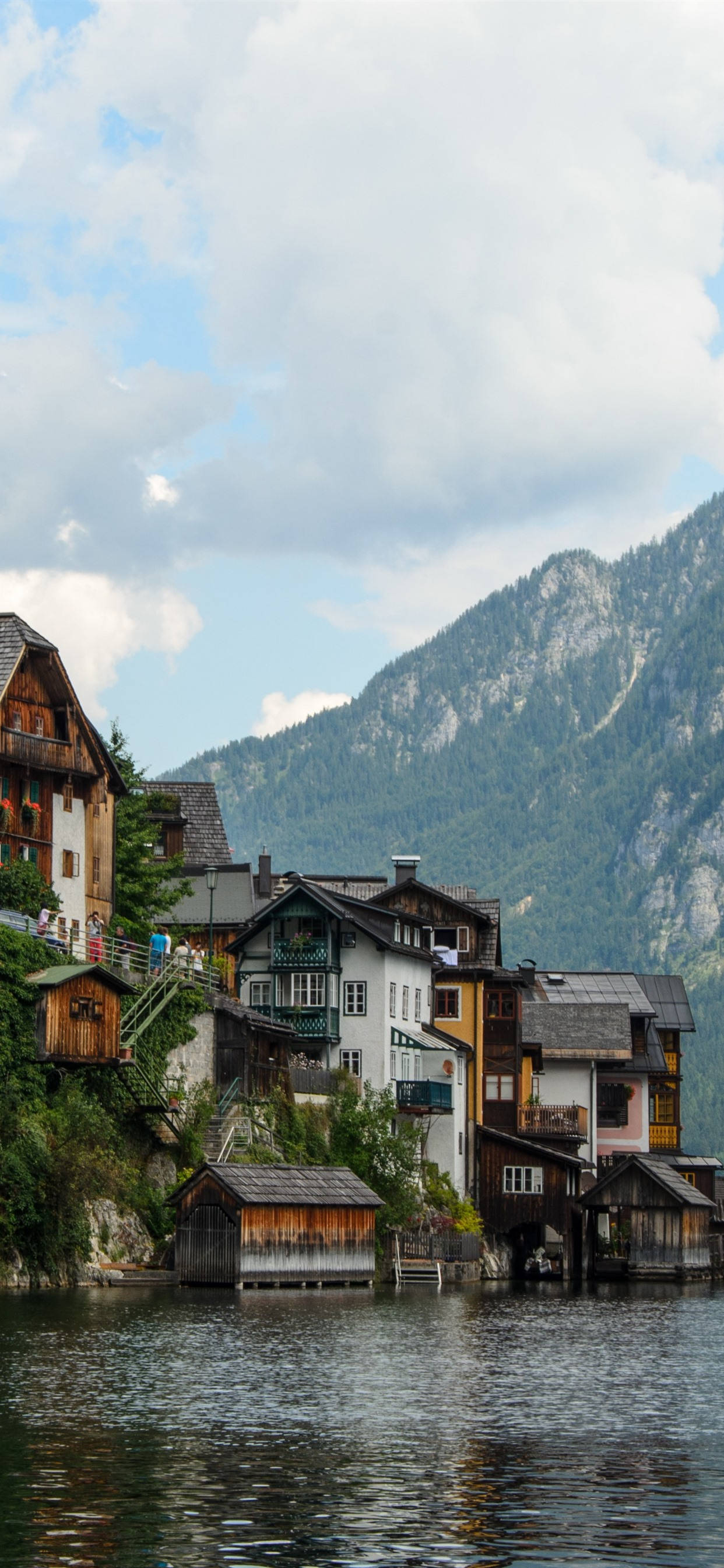 iPhone Travel Hallstätter See o Lake Hallstatt Austria Wallpaper