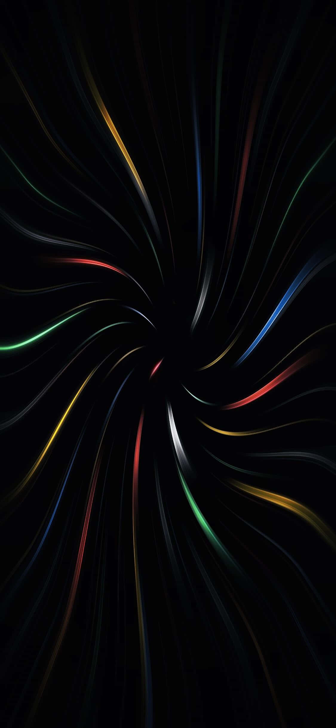 iPhone X Abstract Makulay na Liwanag na Guhit Wallpaper