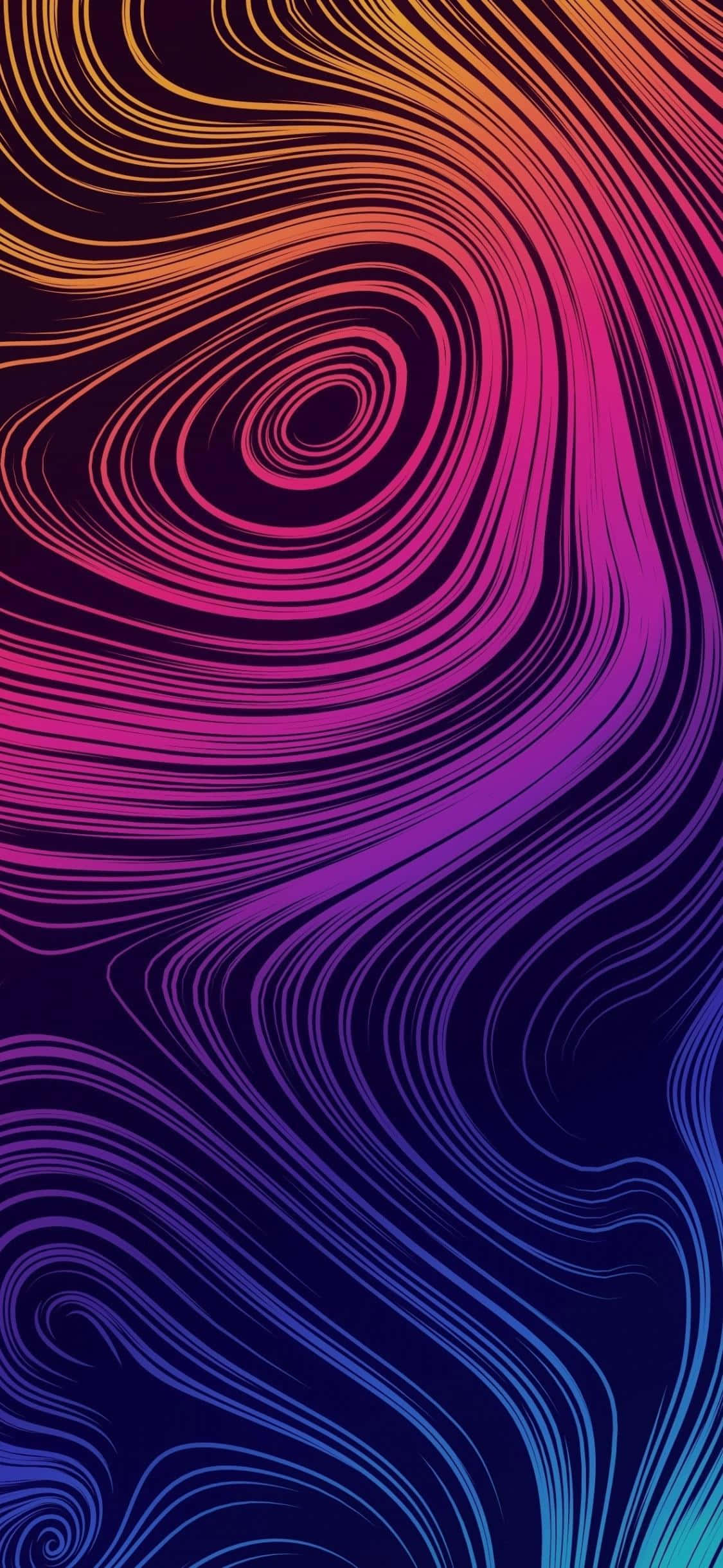 iPhone X Abstract Swirls Wallpaper