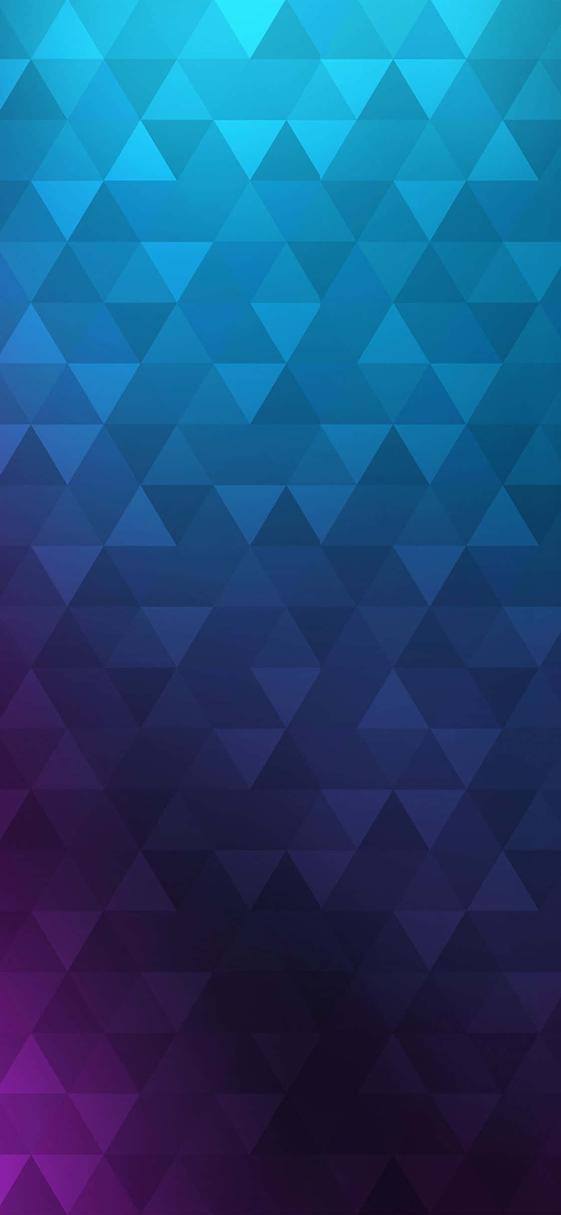 iPhone X Abstract Triangle Pattern Wallpaper