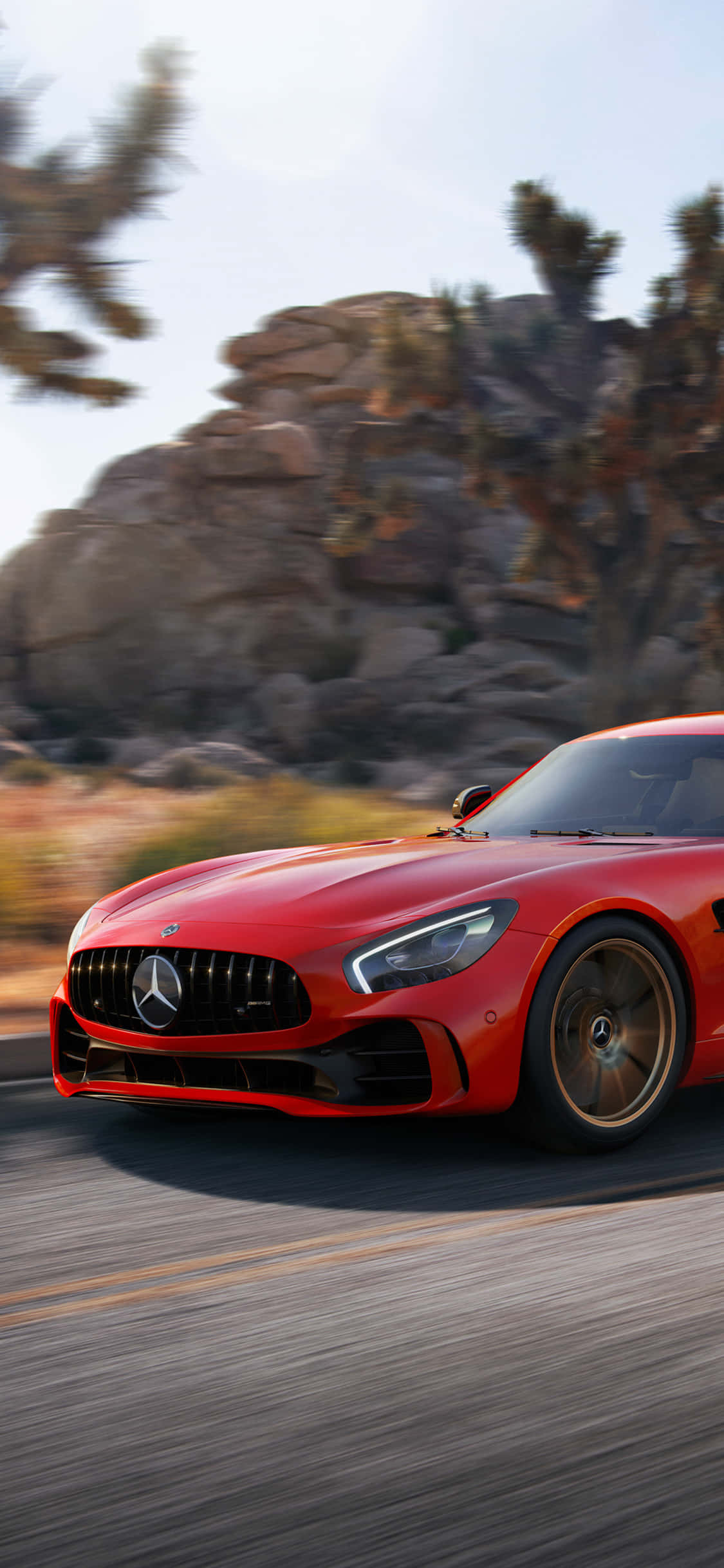 iPhone X Amg Gt-r Background Red 2018 AMG GTR Wallpaper