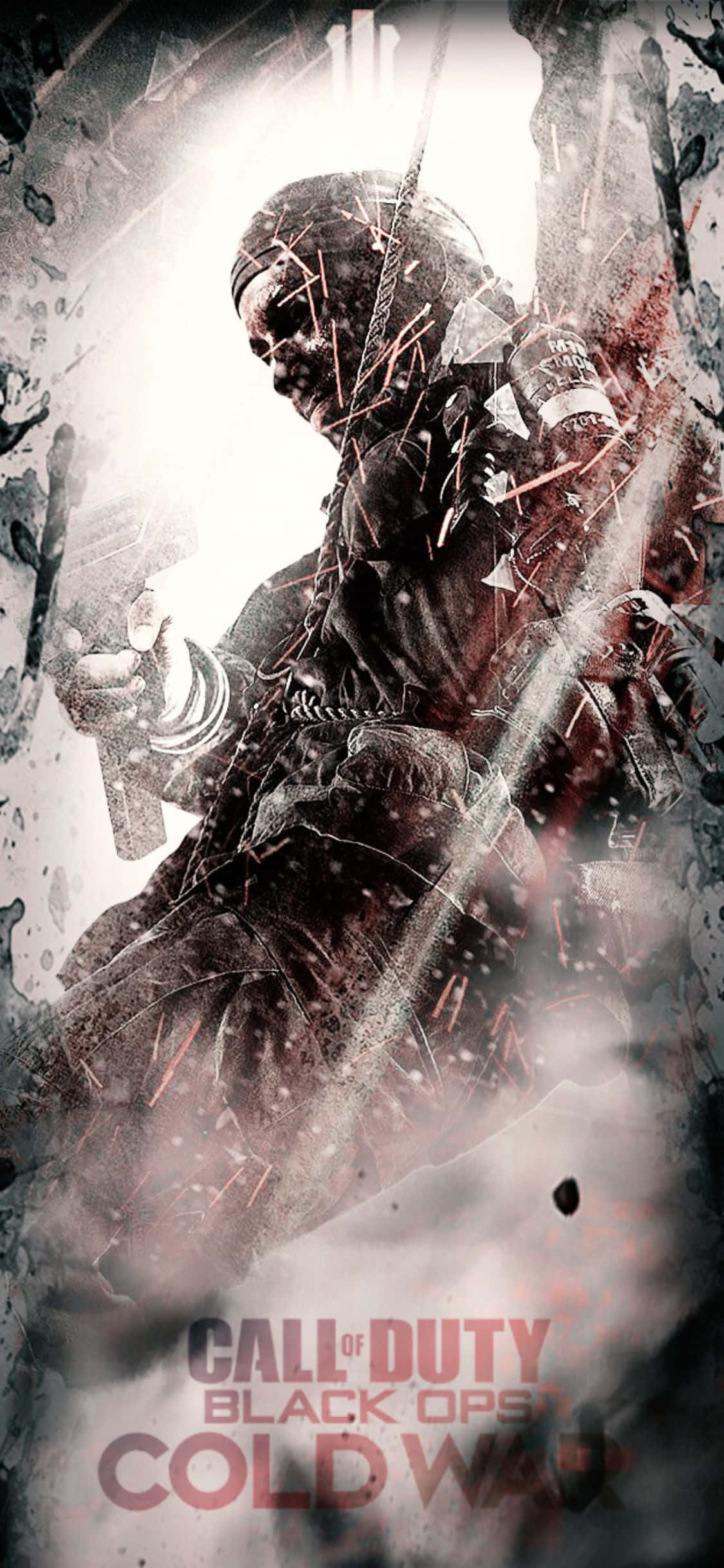 iPhone X Call Of Duty Black Ops Cold War Background Game Cover Wallpaper