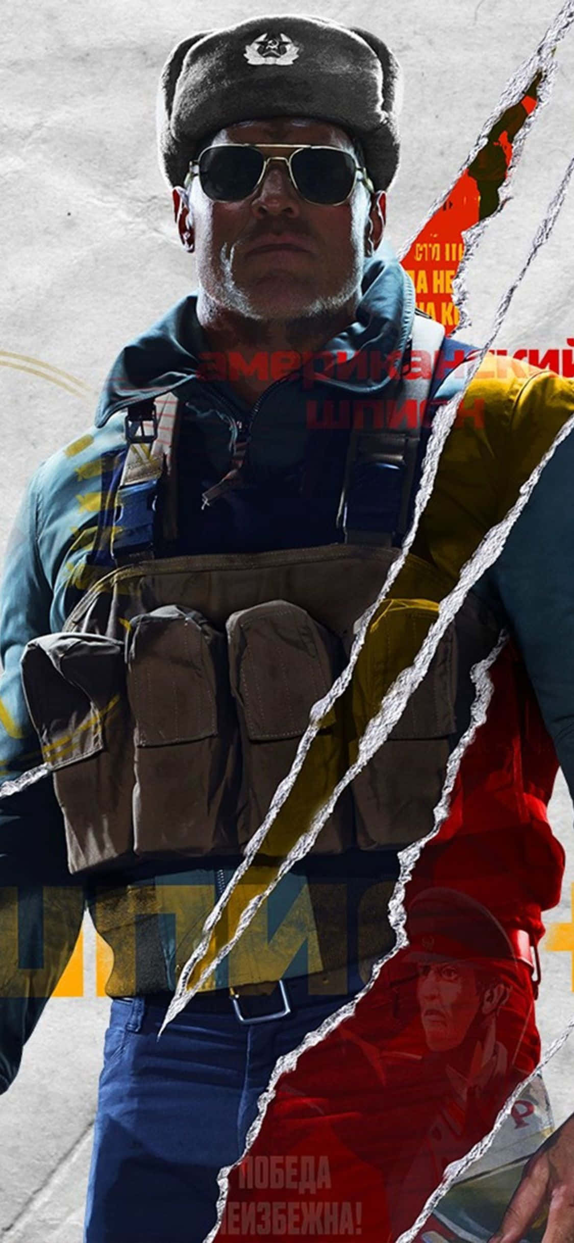 iPhone X Call Of Duty Black Ops Cold War Background Russian Character Wallpaper