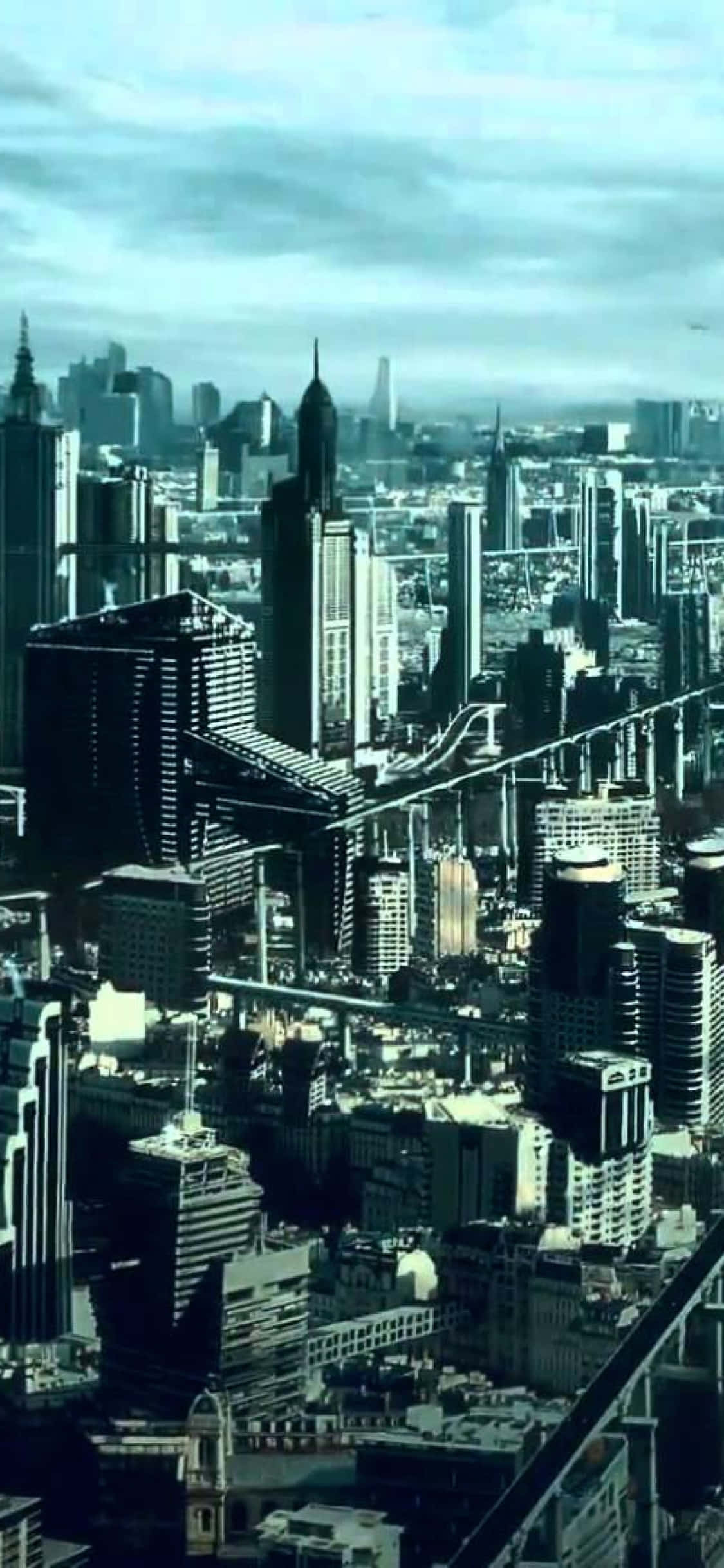 iPhone X Civilization Beyond Earth Background Dark Buildings Wallpaper