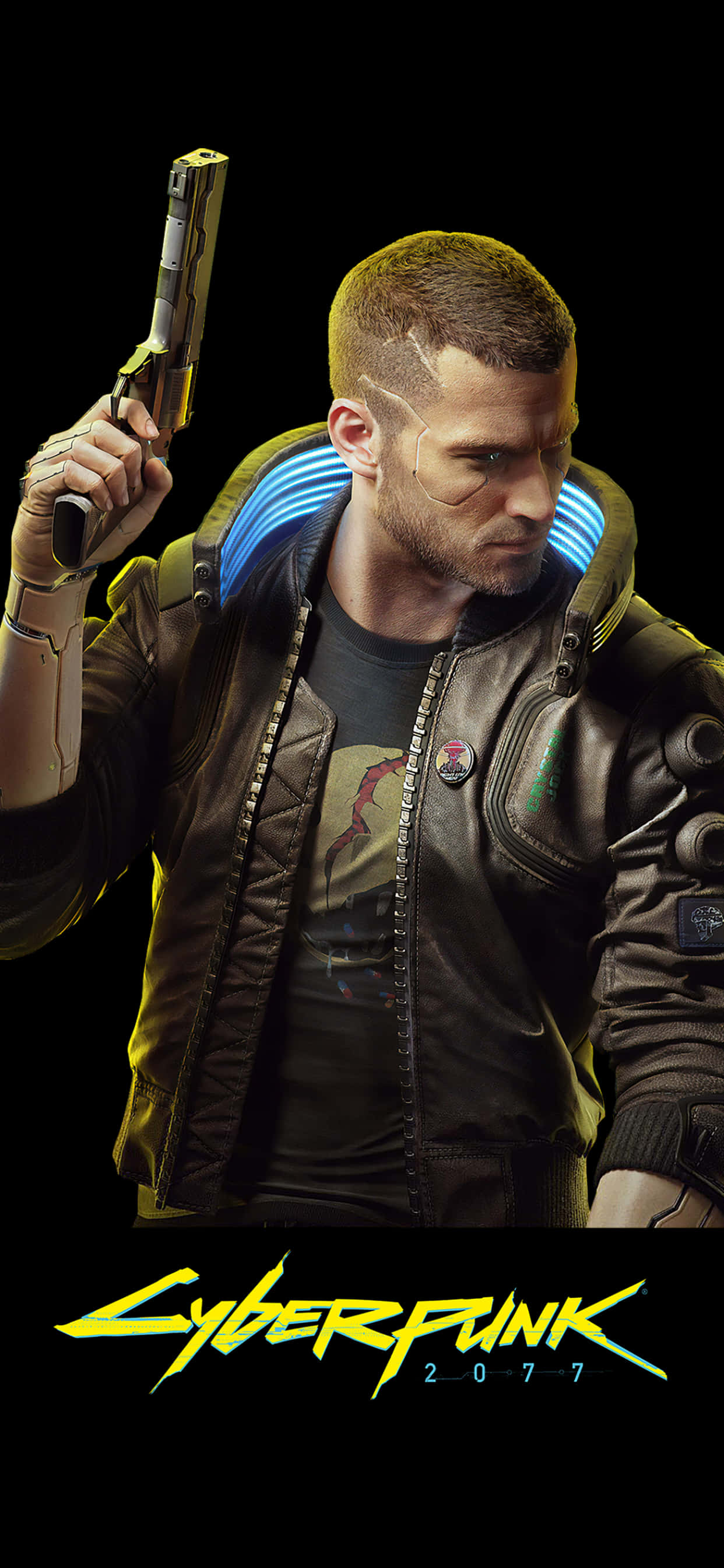 iPhone X Cyberpunk 2077 Background Wallpaper