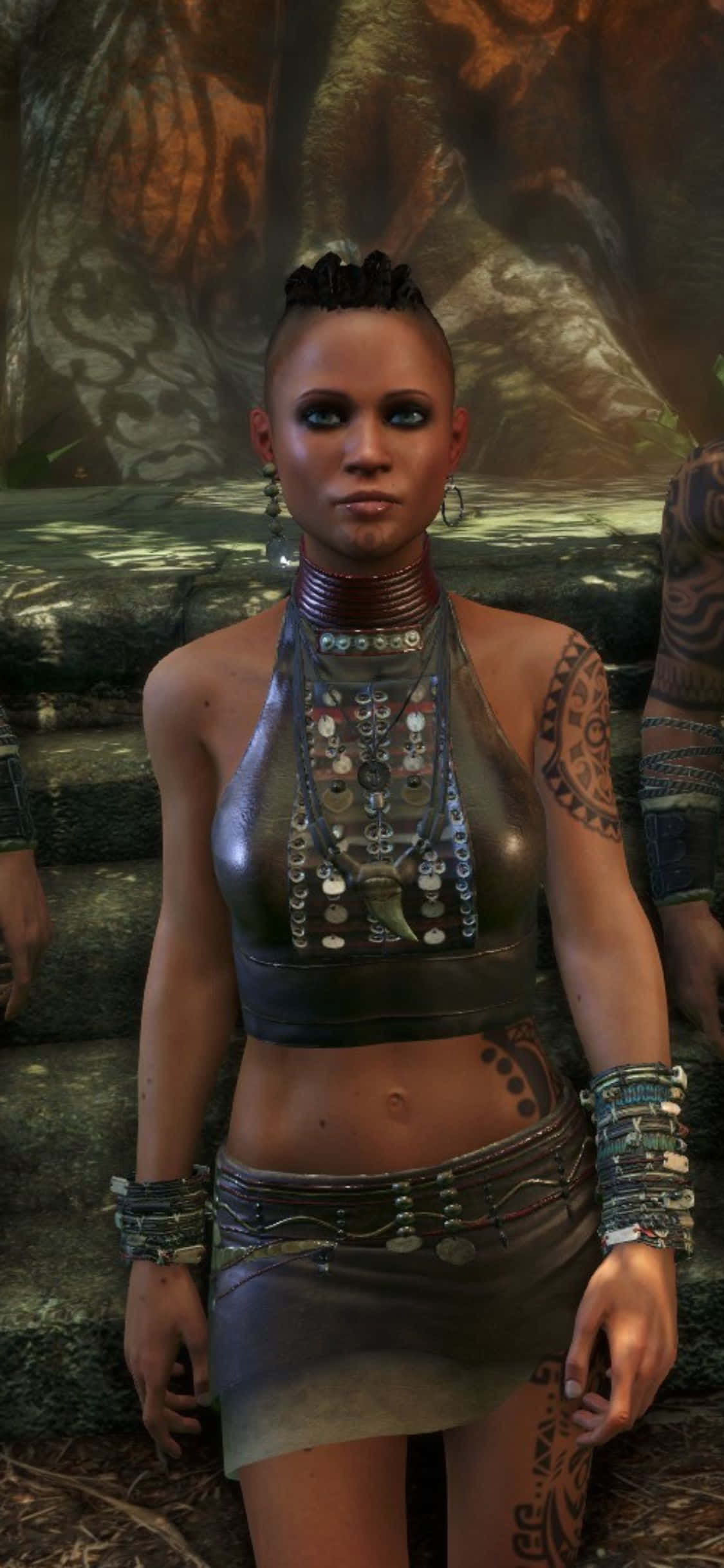 iPhone X Far Cry 3 Citra Montenegro Skirt Background Wallpaper