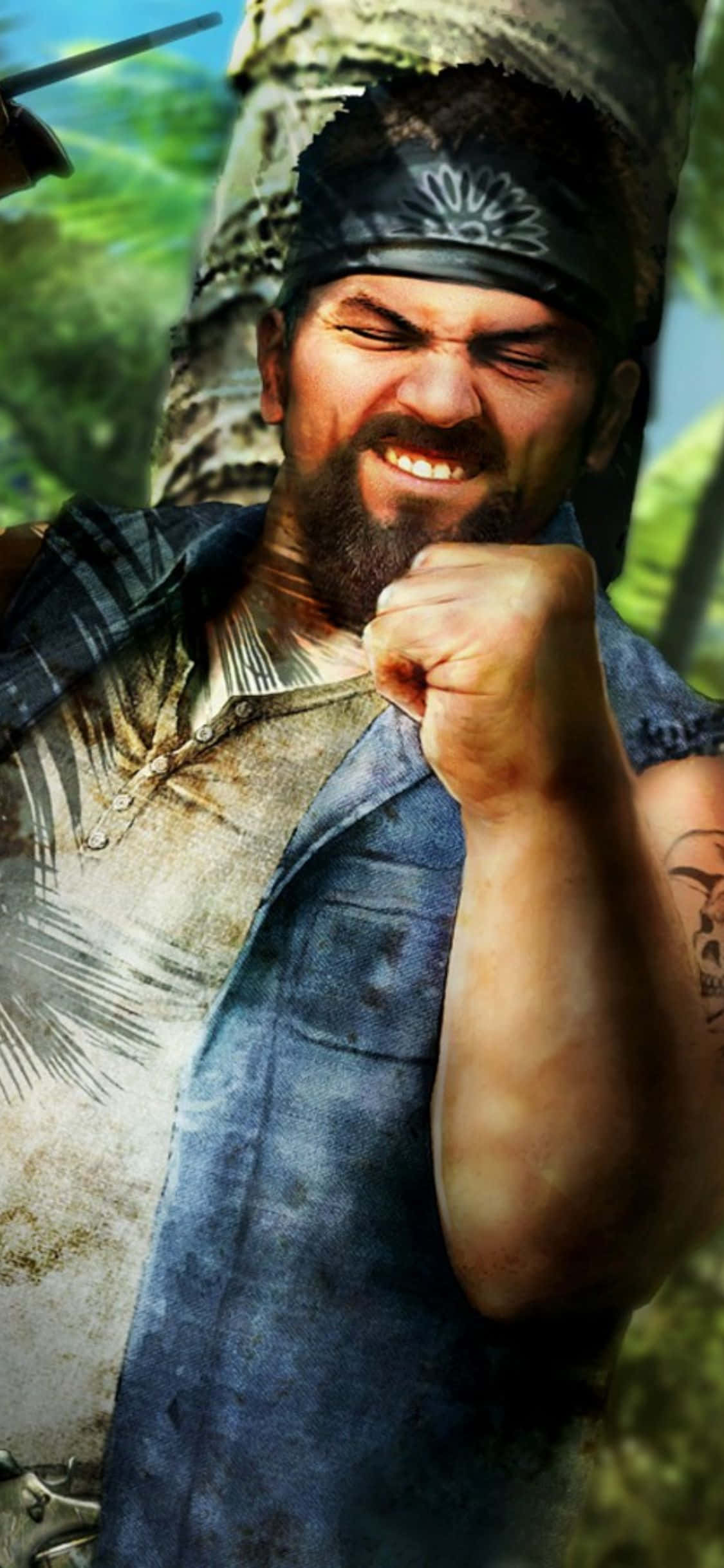 iPhone X Far Cry 3 Hurk Drubman Jr Background Wallpaper