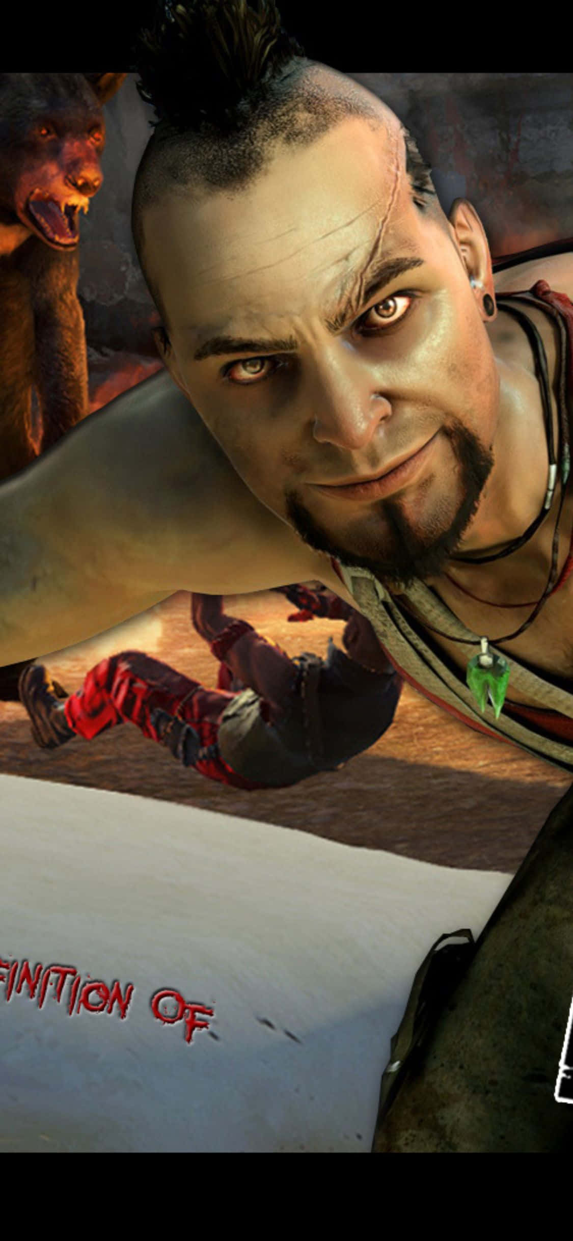 iPhone X Far Cry 3 Vaas Montenegro Background Wallpaper
