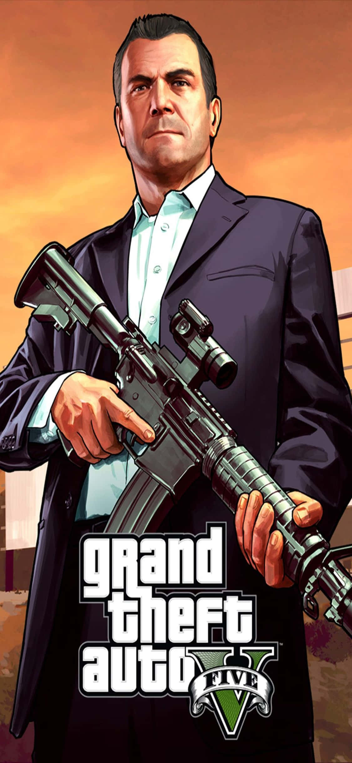 iPhone X Grand Theft Auto V Background Baril at Michael Wallpaper
