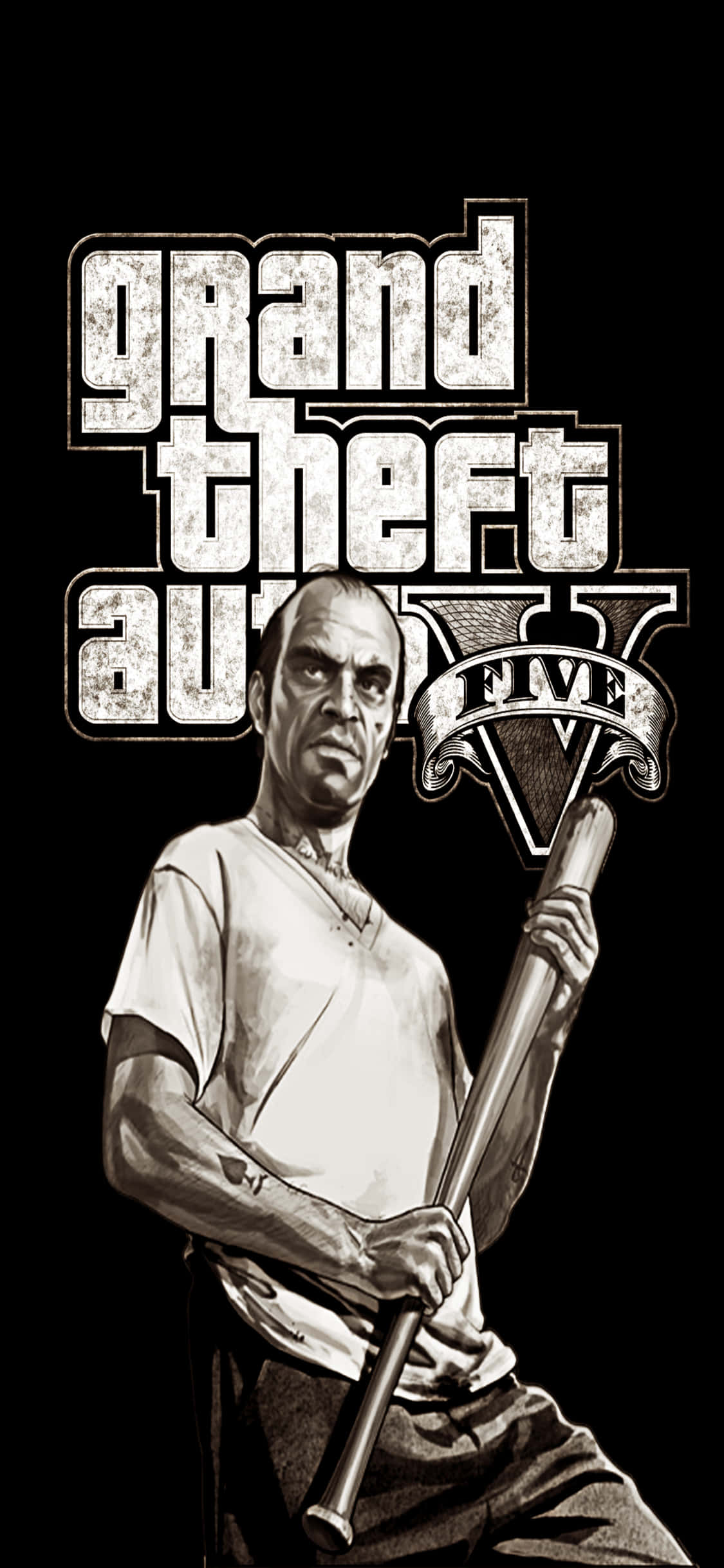 iPhone X Grand Theft Auto V Background & Trevor Philips Wallpaper