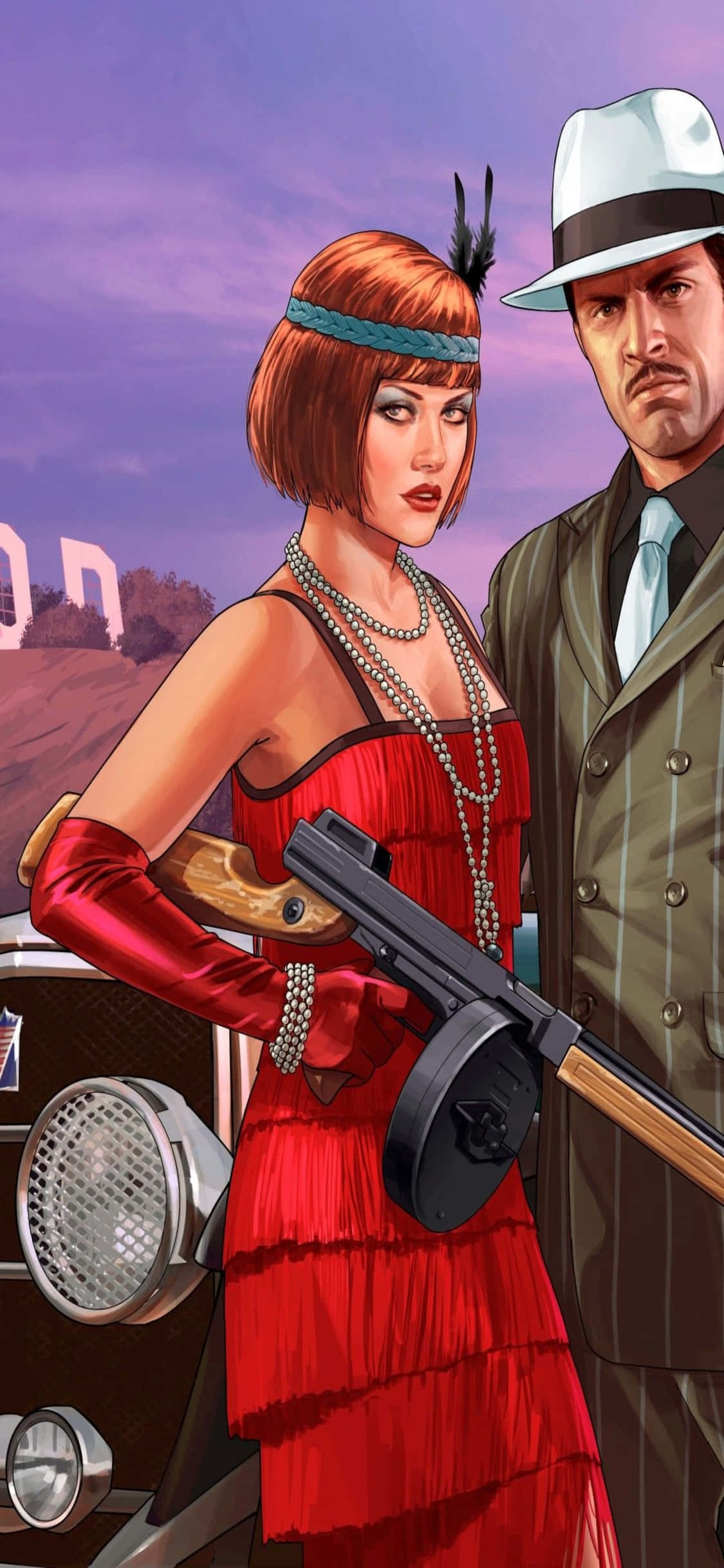 iPhone X Grand Theft Auto V Background Valentine Event Wallpaper