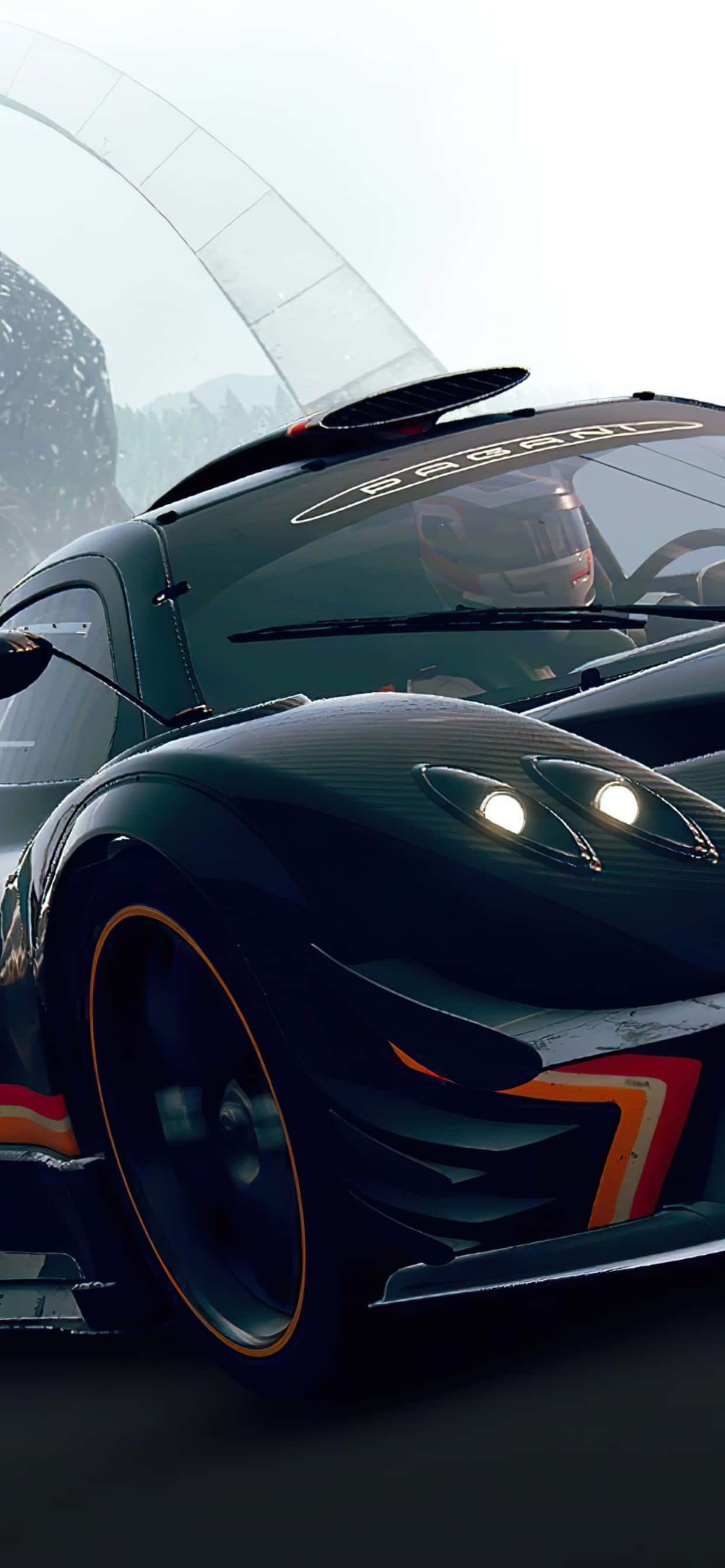 iPhone X Grid Autosport Background & Race Driver Wallpaper