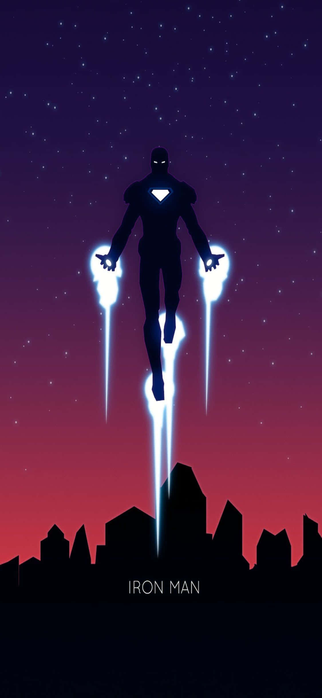 iPhone X Iron Man Background Iron Man Black Suit Flying Wallpaper