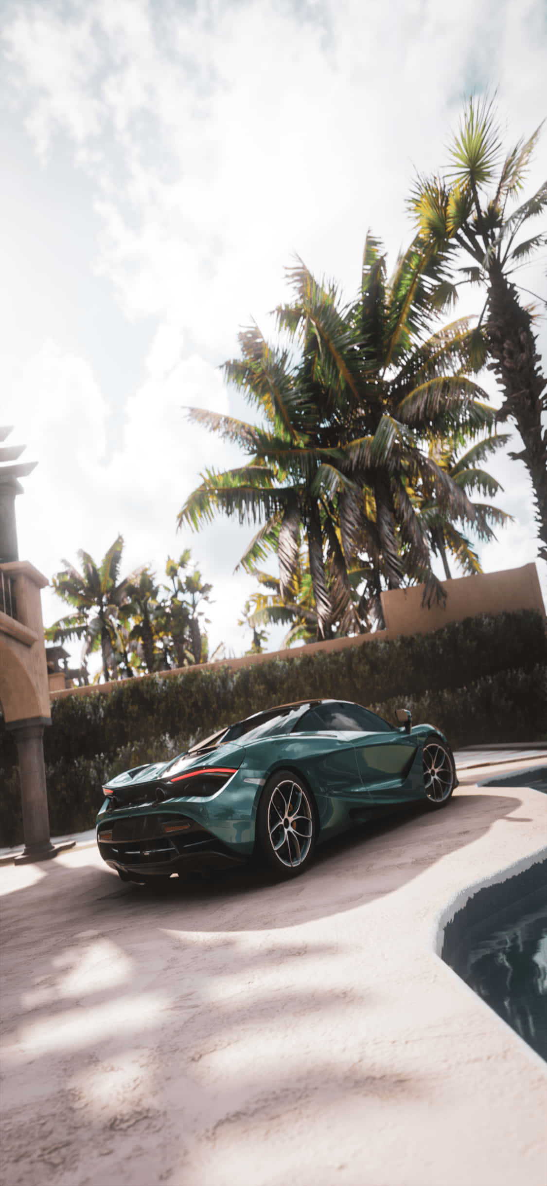 iPhone X Mclaren 720s Forza Horizon 5 Background Wallpaper