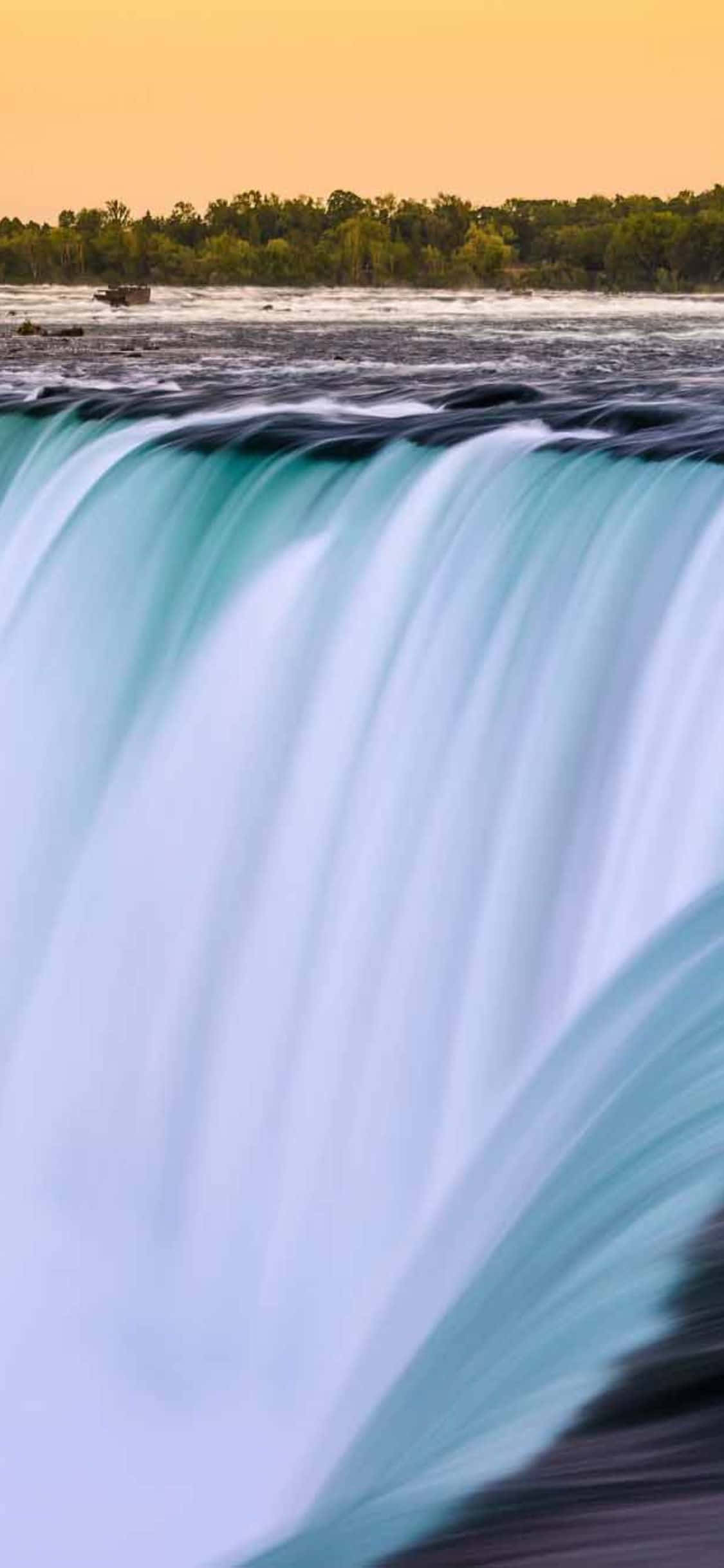 iPhone X Niagara Falls Ontario Canada Background Wallpaper