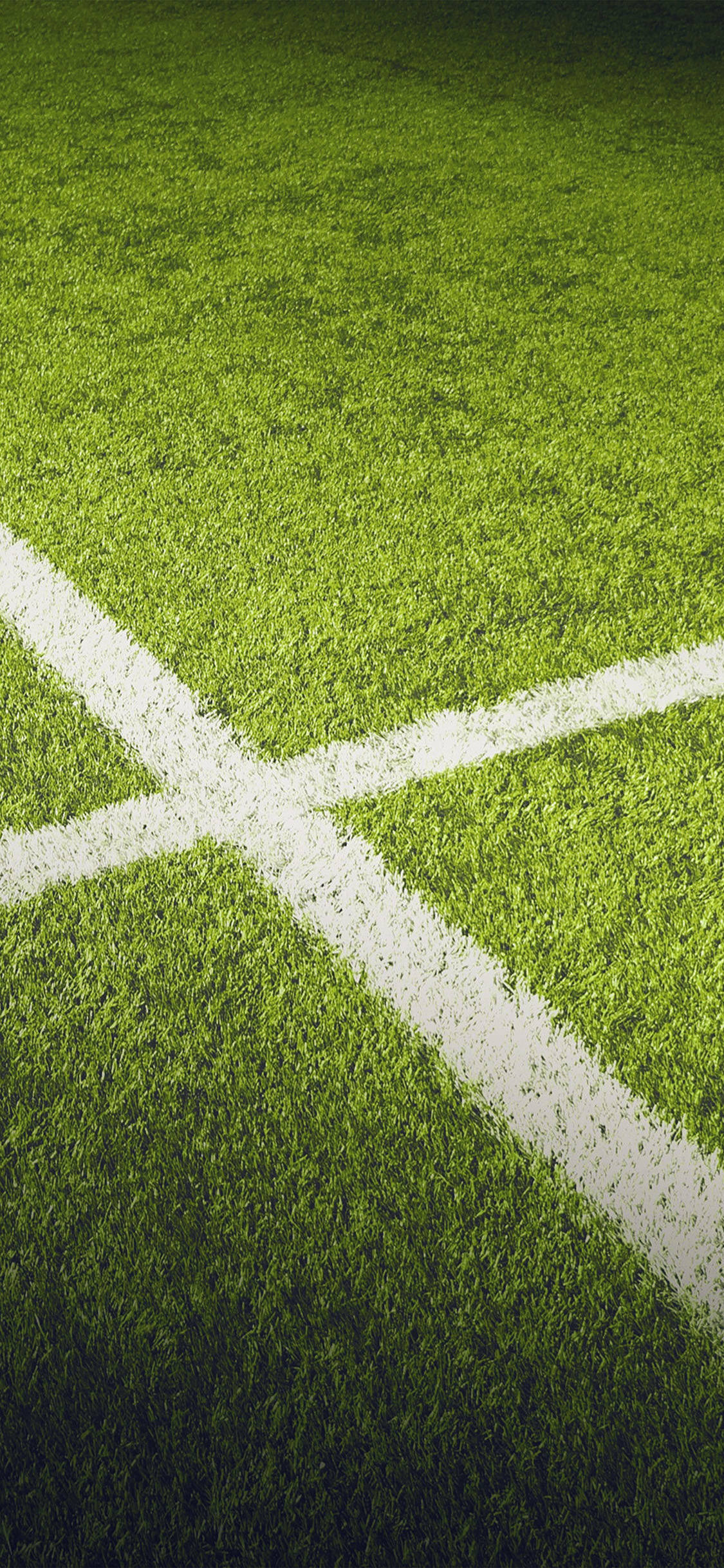 iPhone X Original White Borders On Grass Wallpaper