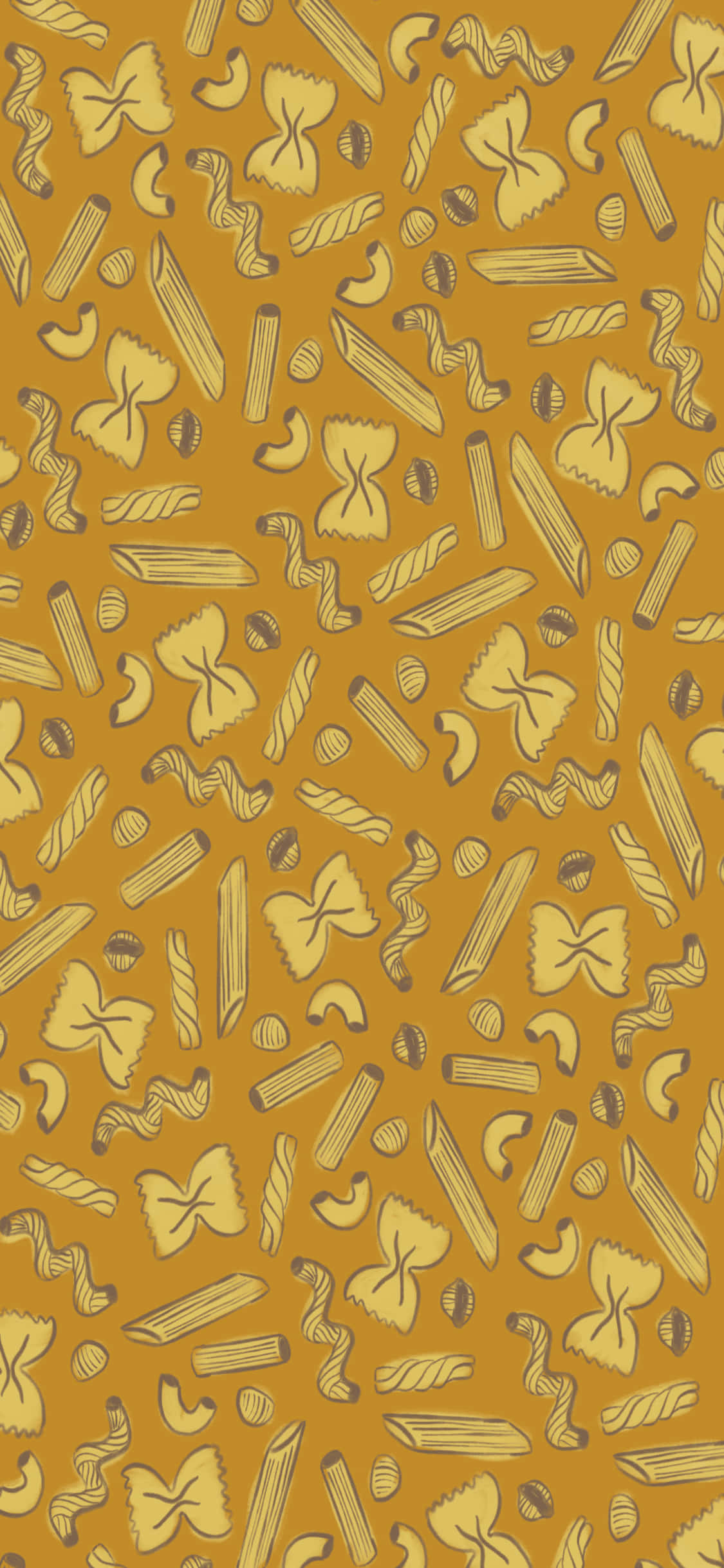 iPhone X Pasta Ilustrasyon Background Wallpaper