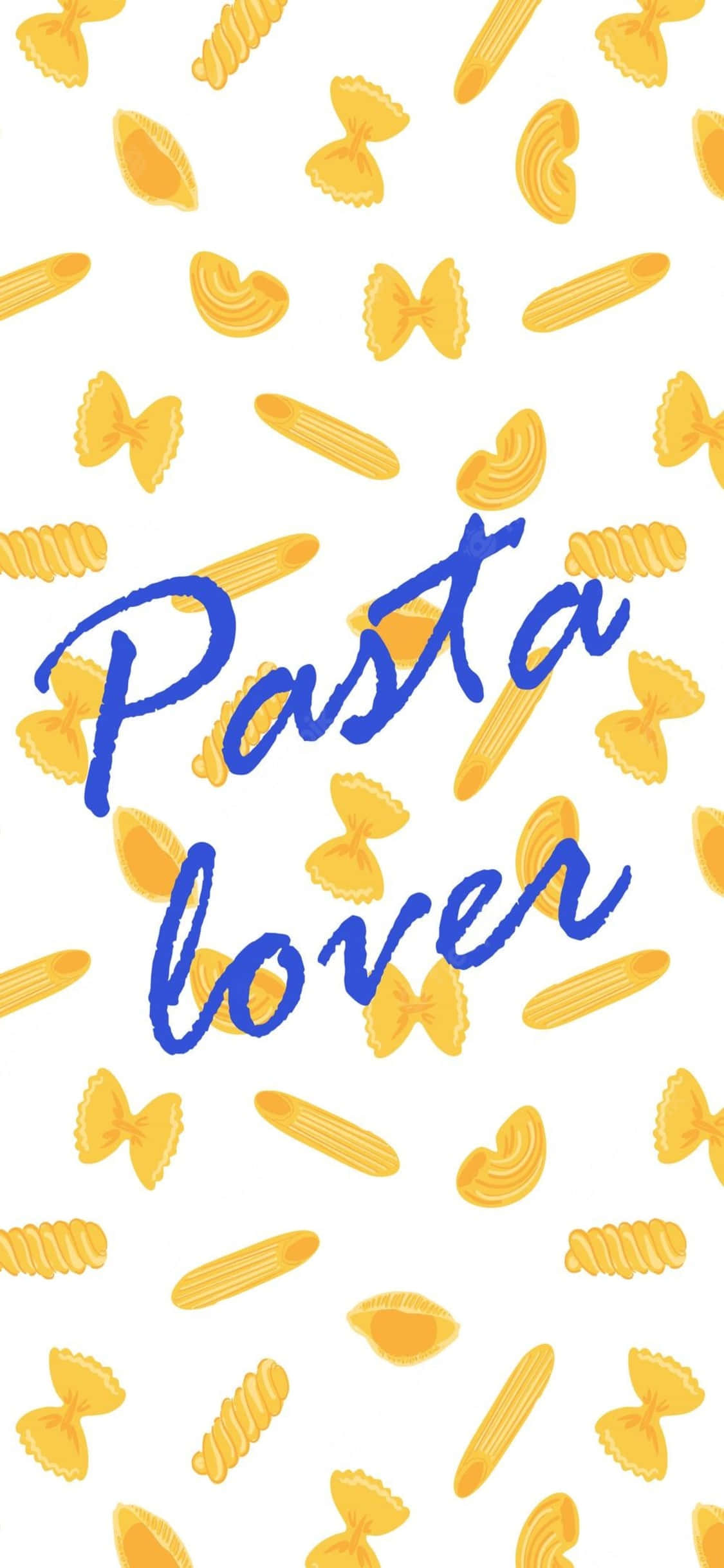 iPhone X Pasta Lover Background Wallpaper