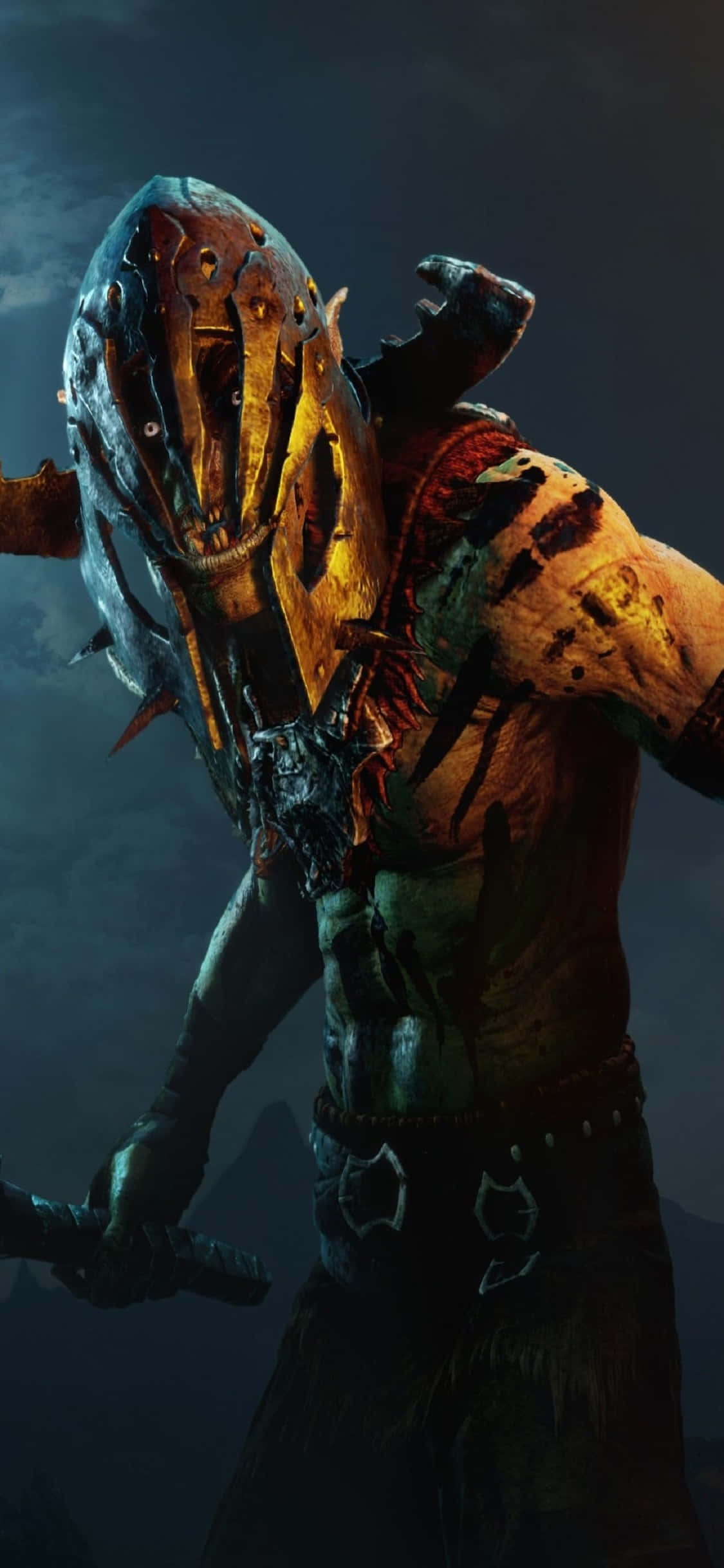 iPhone X Shadow Of Mordor Background Night Bringer Wallpaper