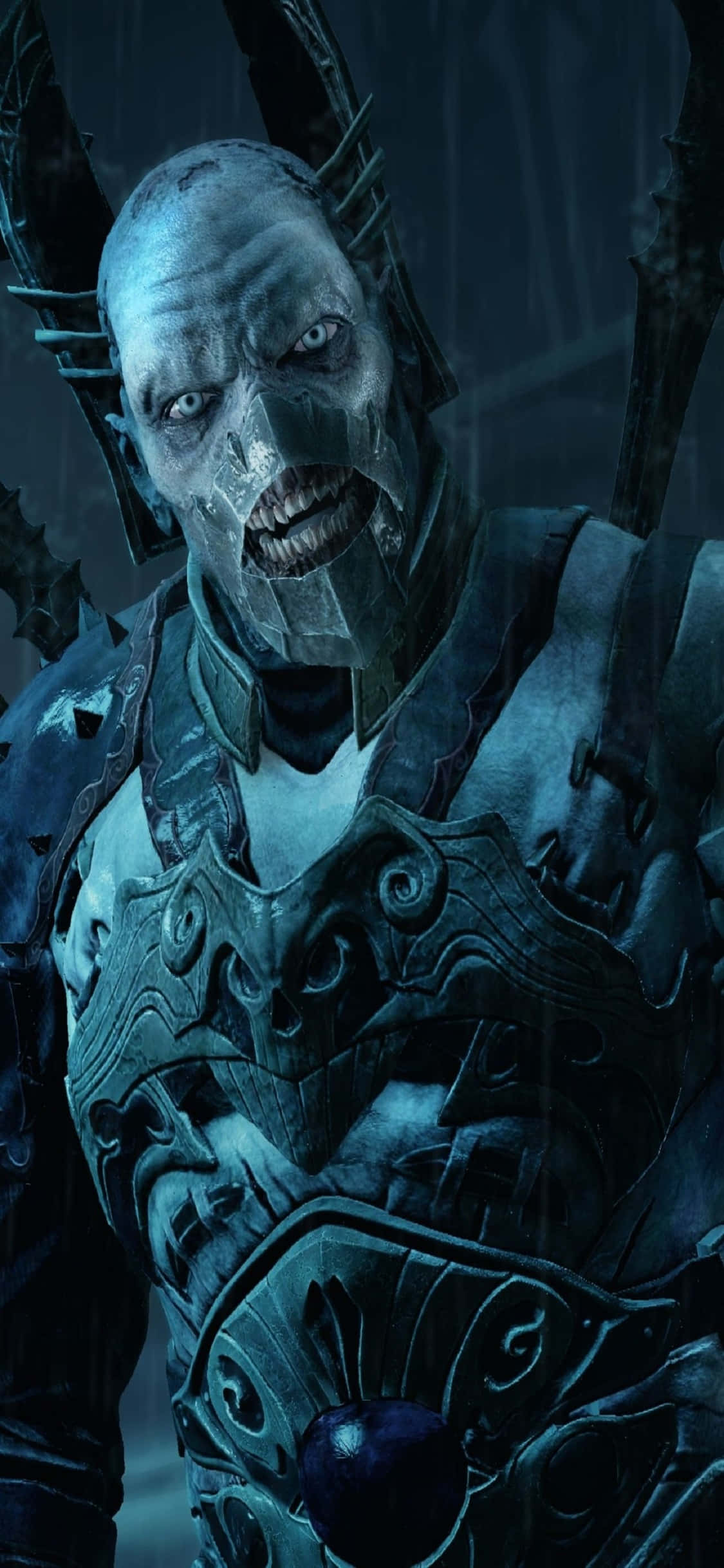 iPhone X Shadow Of Mordor Background Tower of Sauron Wallpaper