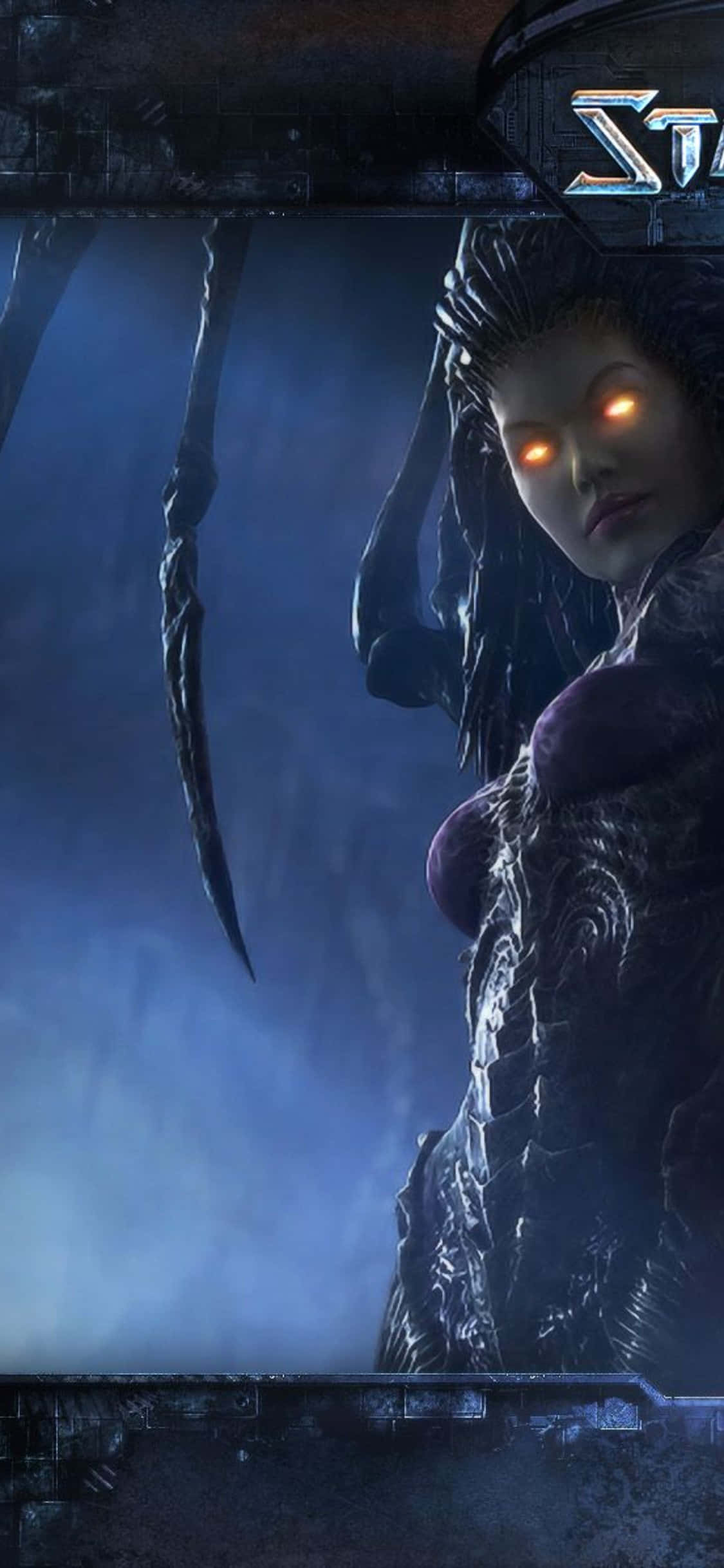 iPhone X Starcraft Ii Background Dilaw na mga Mata Wallpaper