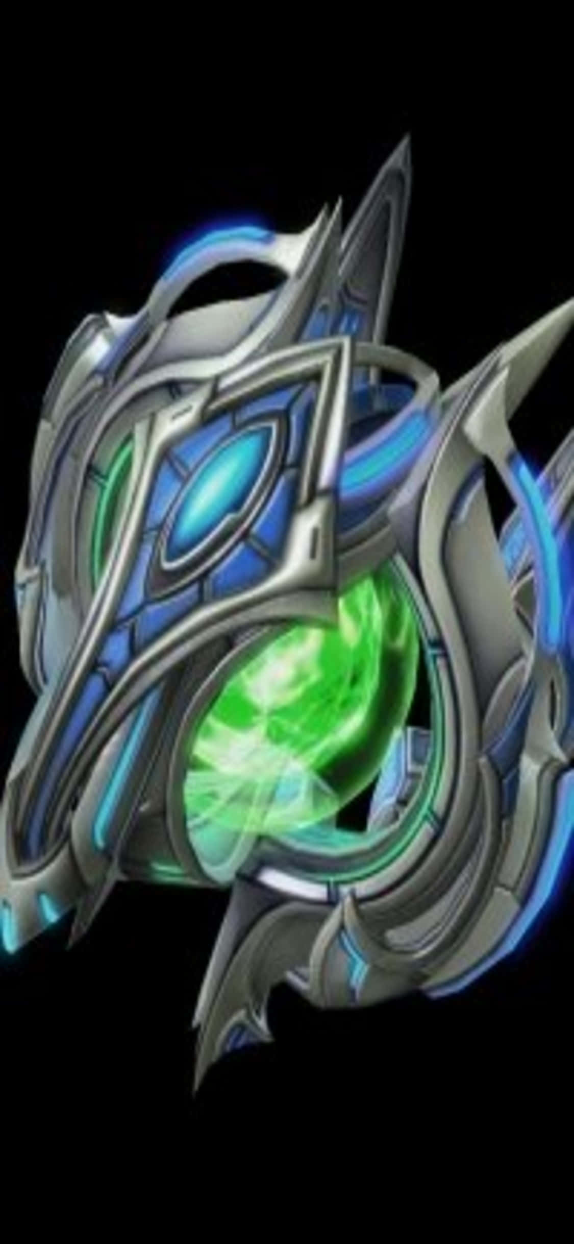 iPhone X Starcraft Ii Background Green Core Wallpaper