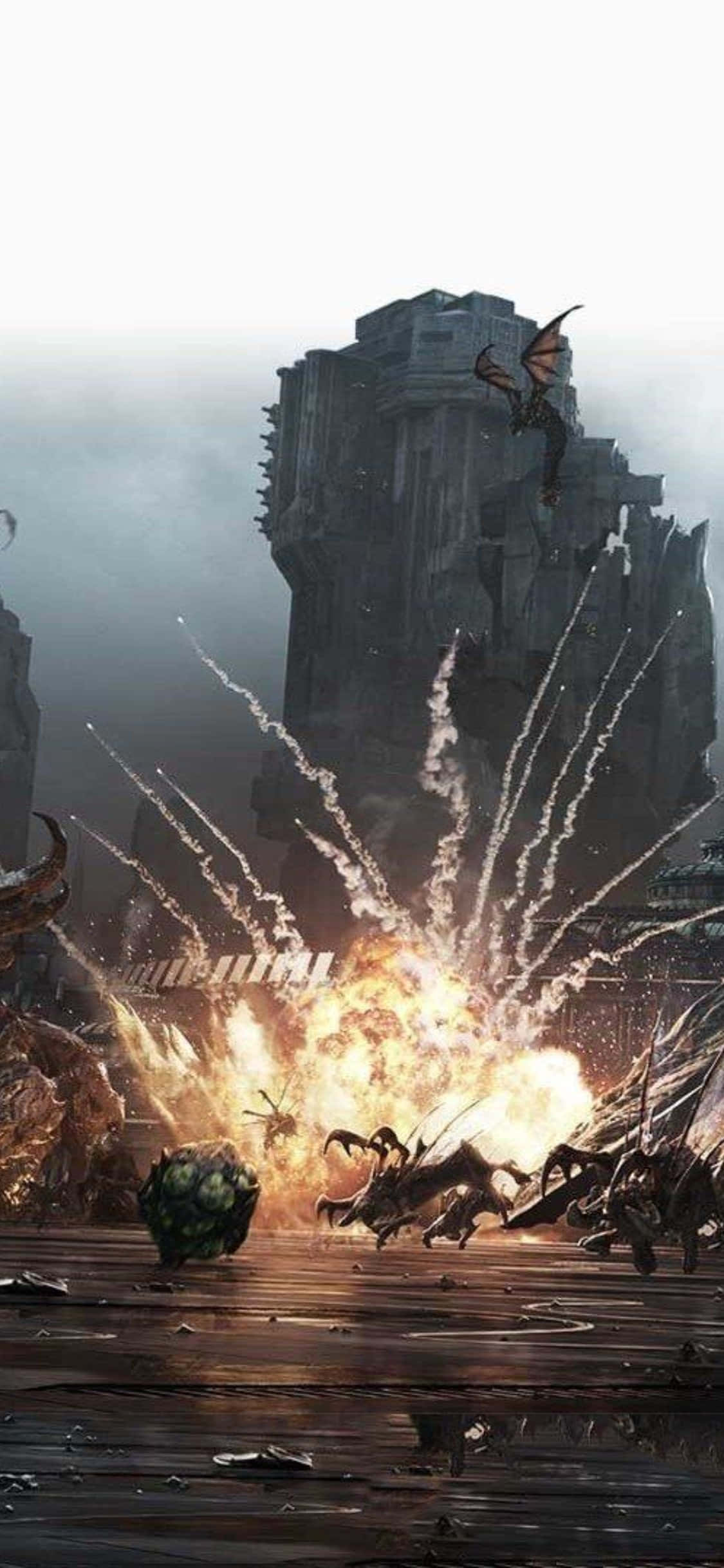 iPhone X Starcraft Ii Background Zerg Wallpaper