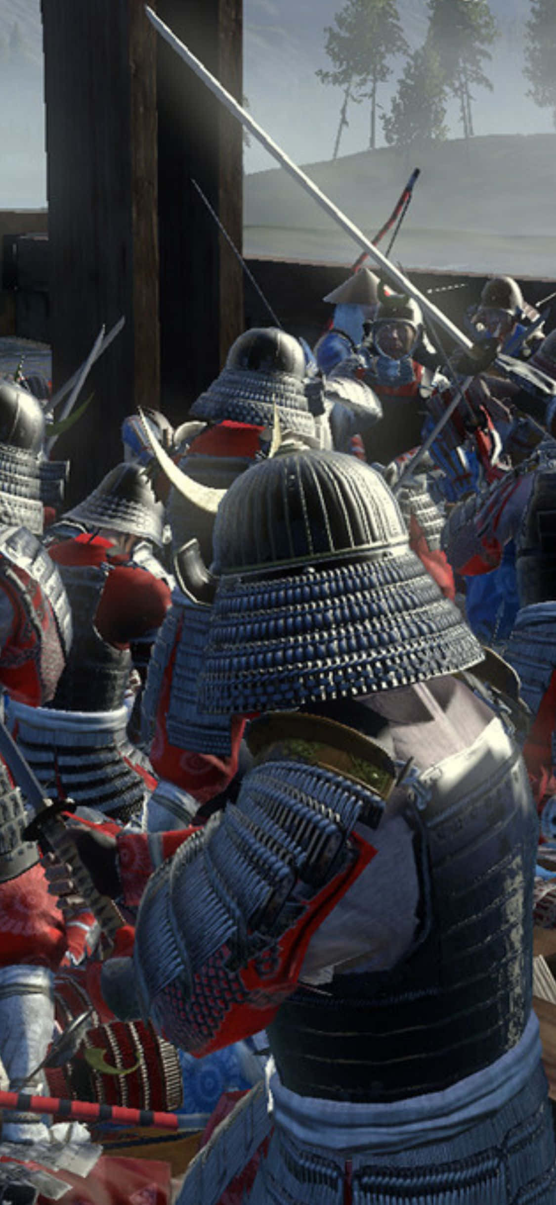 iPhone X Total War Shogun 2 Background Wallpaper