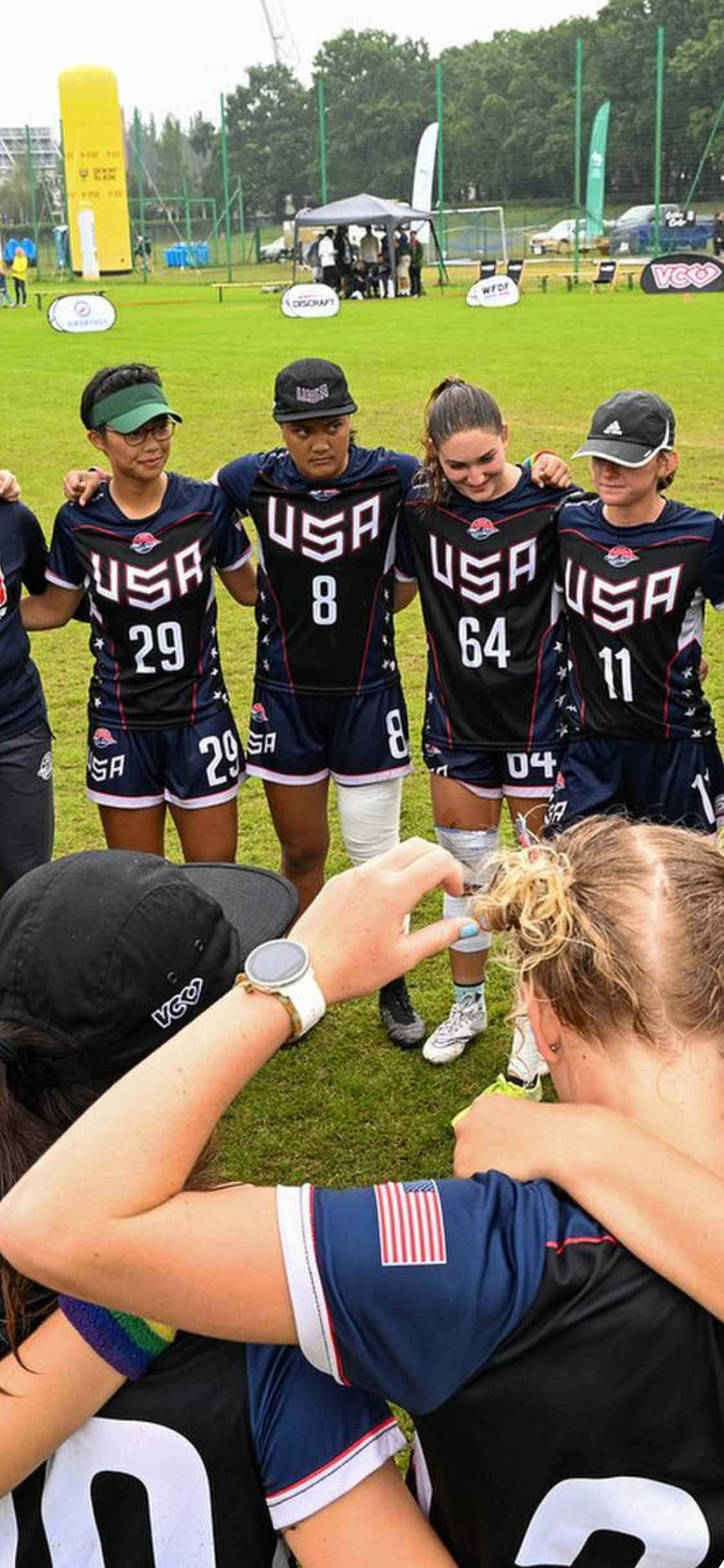iPhone X Ultimate Frisbee Background Circle Wallpaper